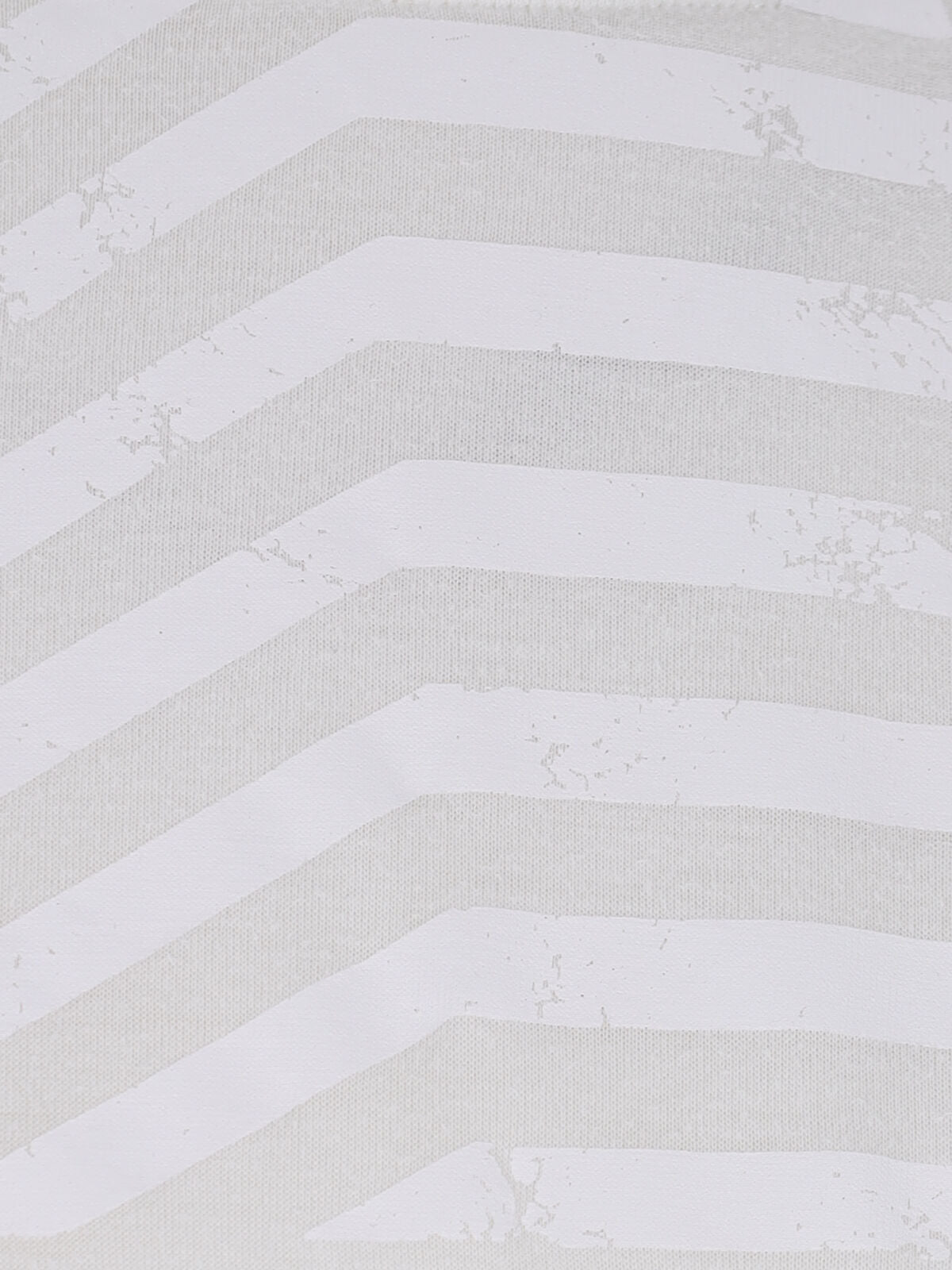 White Flag Lyocell Round Neck T-Shirt