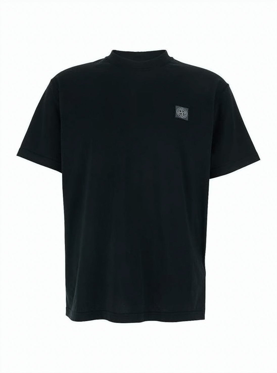 Relaxed Fit Black Cotton T-Shirt
