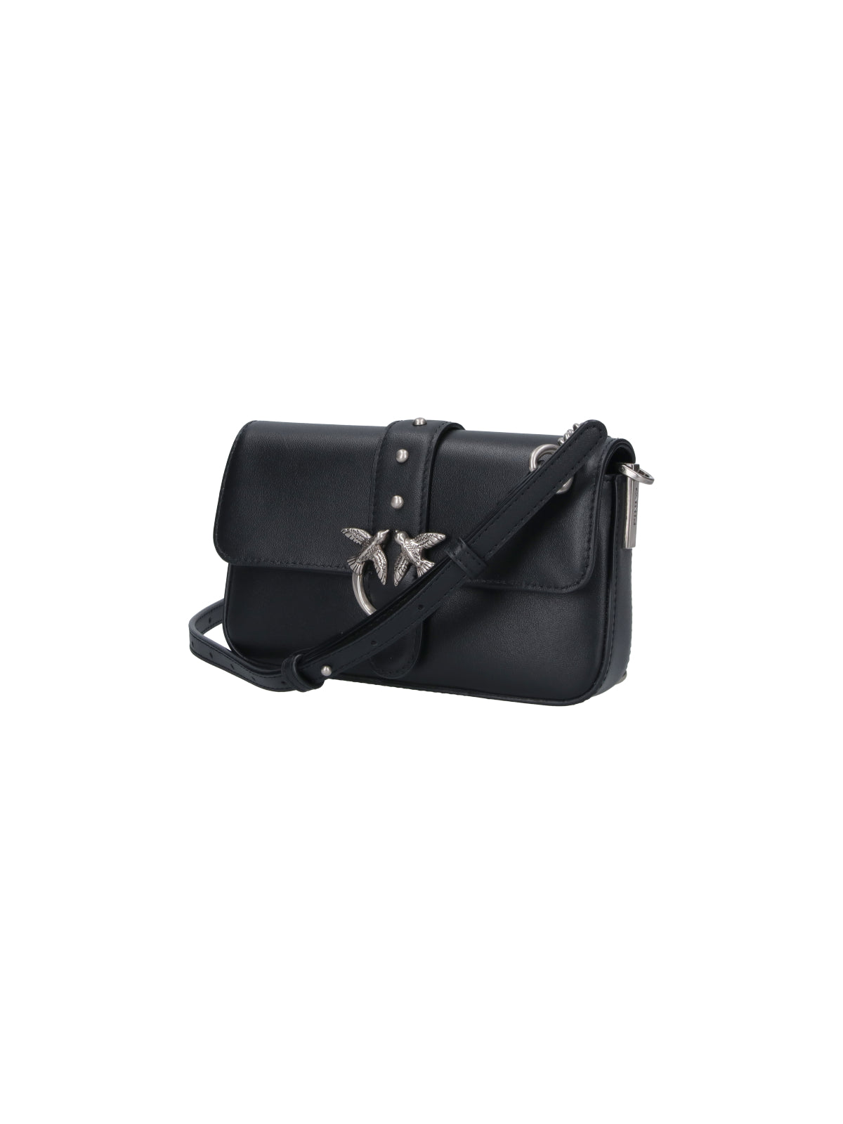 Black Love Bag Slouchy Leather Bag