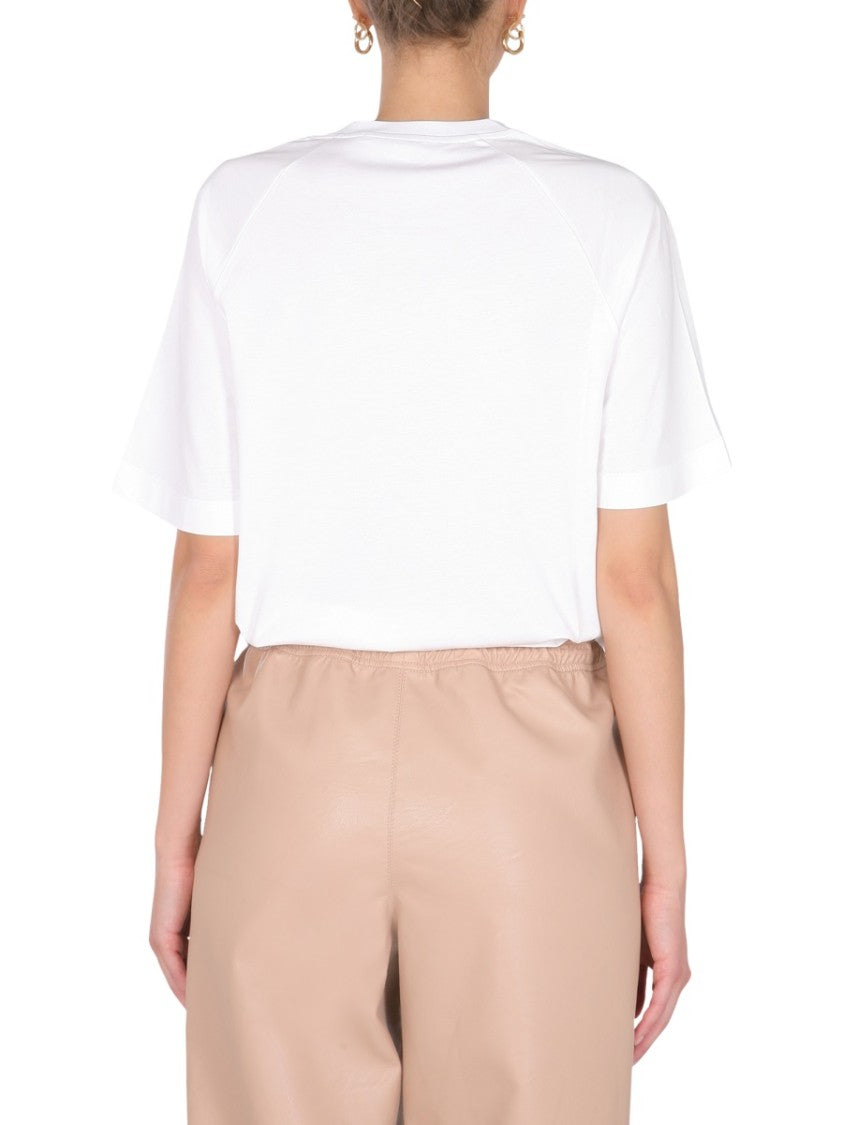 Cropped Crew Neck T-Shirt