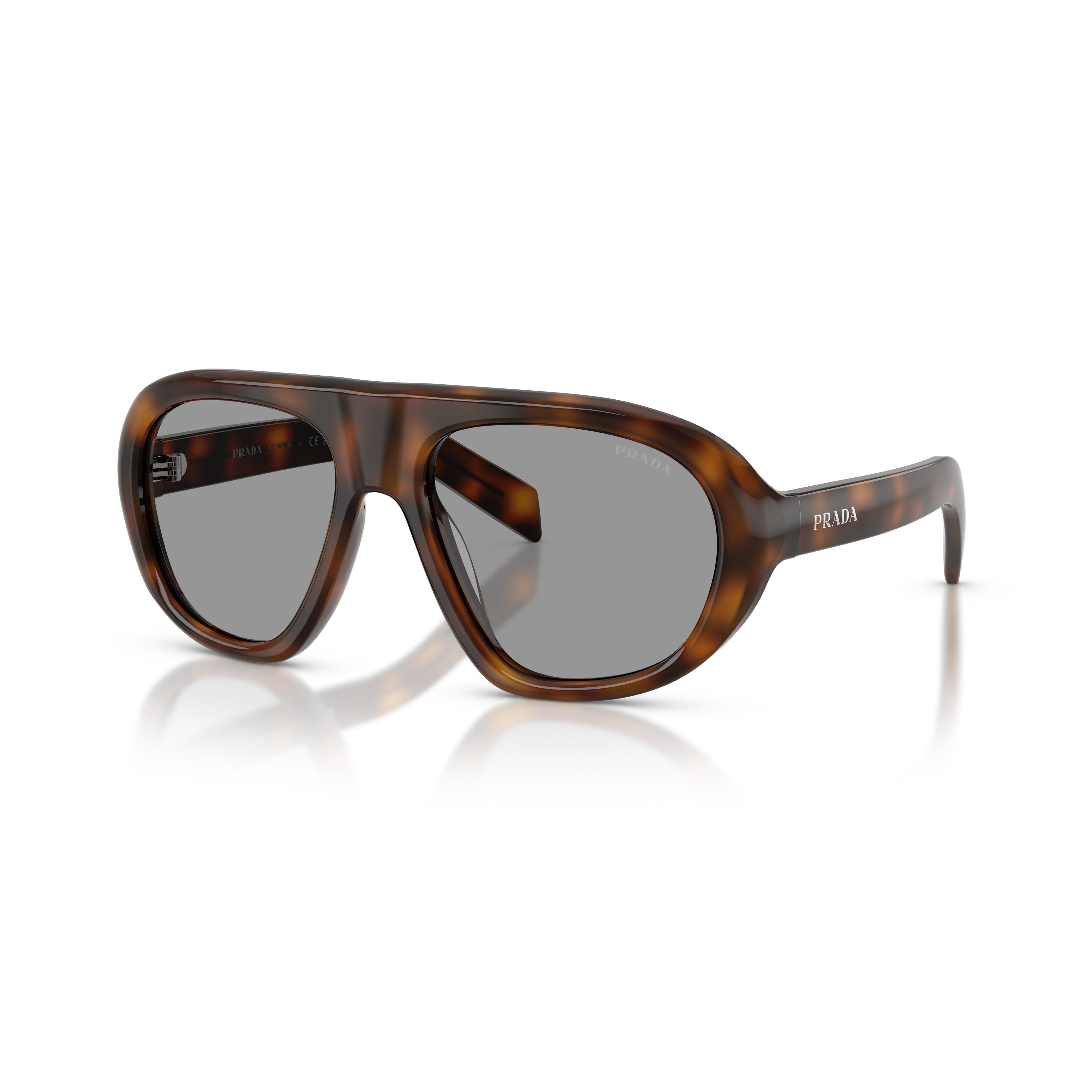 0pr C05s Oversized Tortoiseshell Aviator Sunglasses