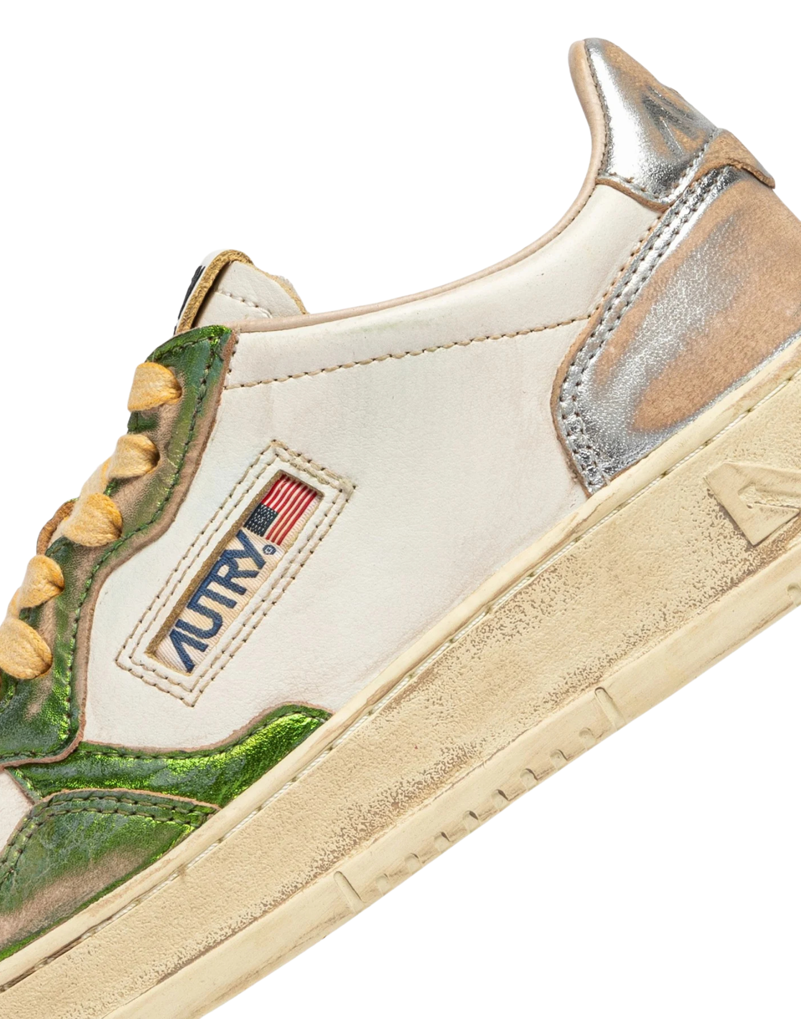 Medalist Low Super Vintage Women’s Gun/Green Sneakers