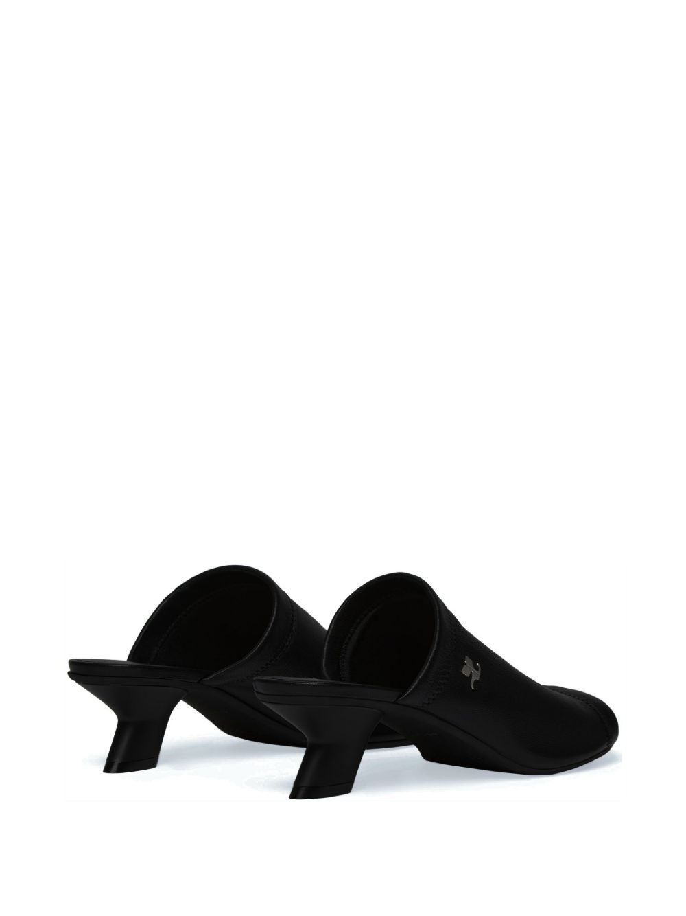 Sculpted Heel Peep Toe Sandals
