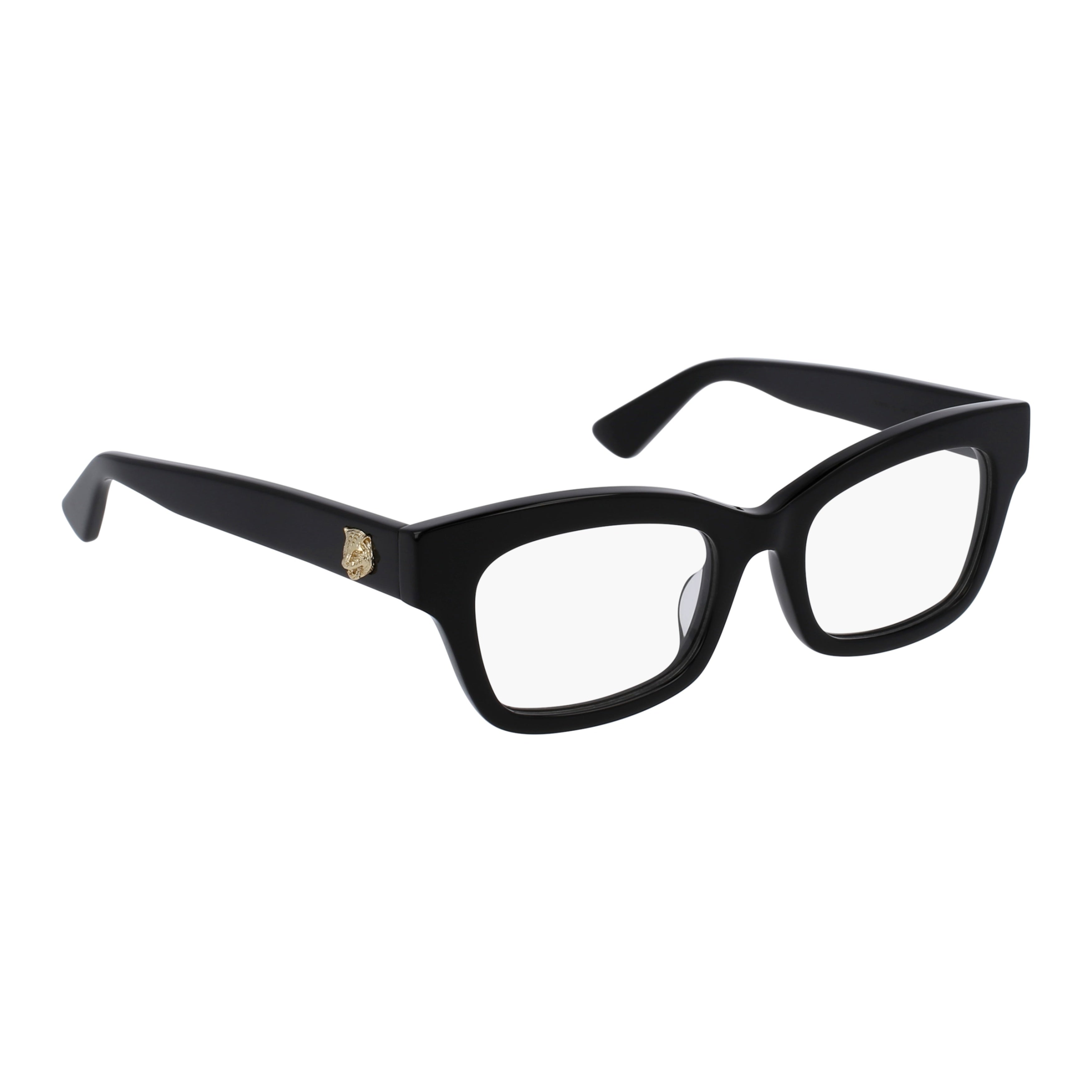 Gg0031oa Rectangular Black Acetate Eyeglasses