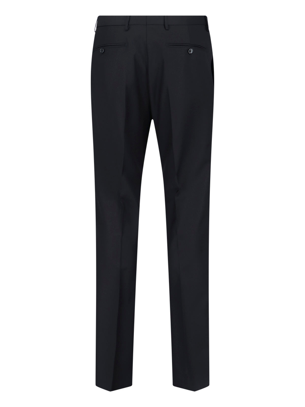 Single-Breasted Cutter Suit – Black