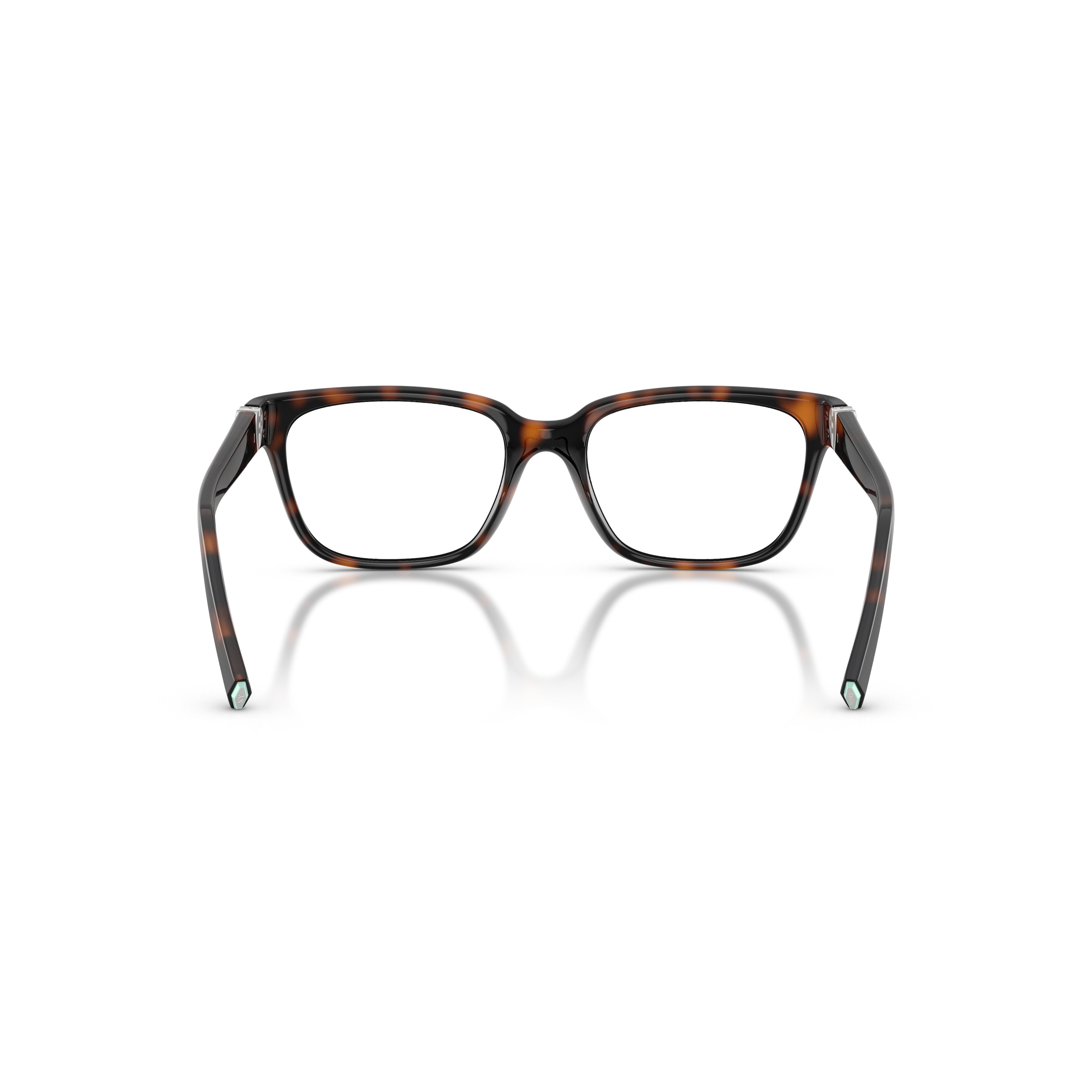 0tf2286d Rectangular Tortoiseshell Eyeglasses