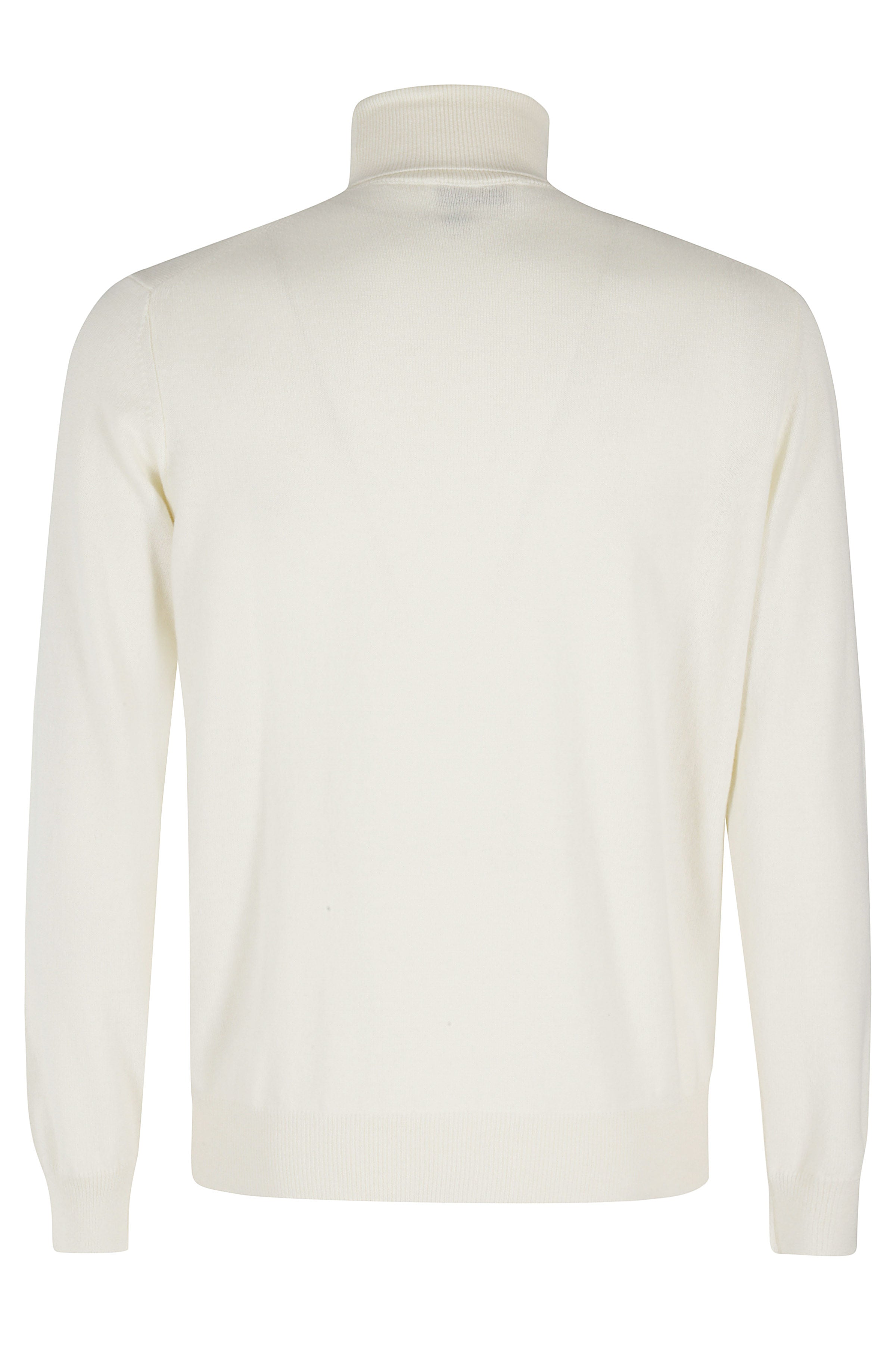 Cashmere Blend Sweater with High Collar