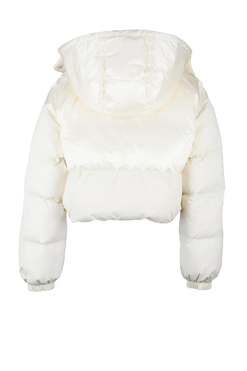 Short White Down Jacket