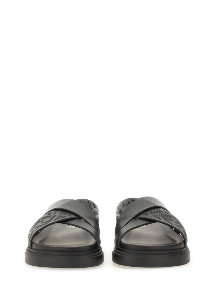 Black Slide Sandals