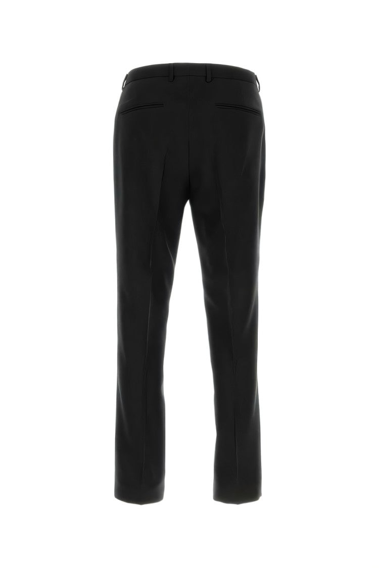 Straight-Leg Tailored Suit Pants