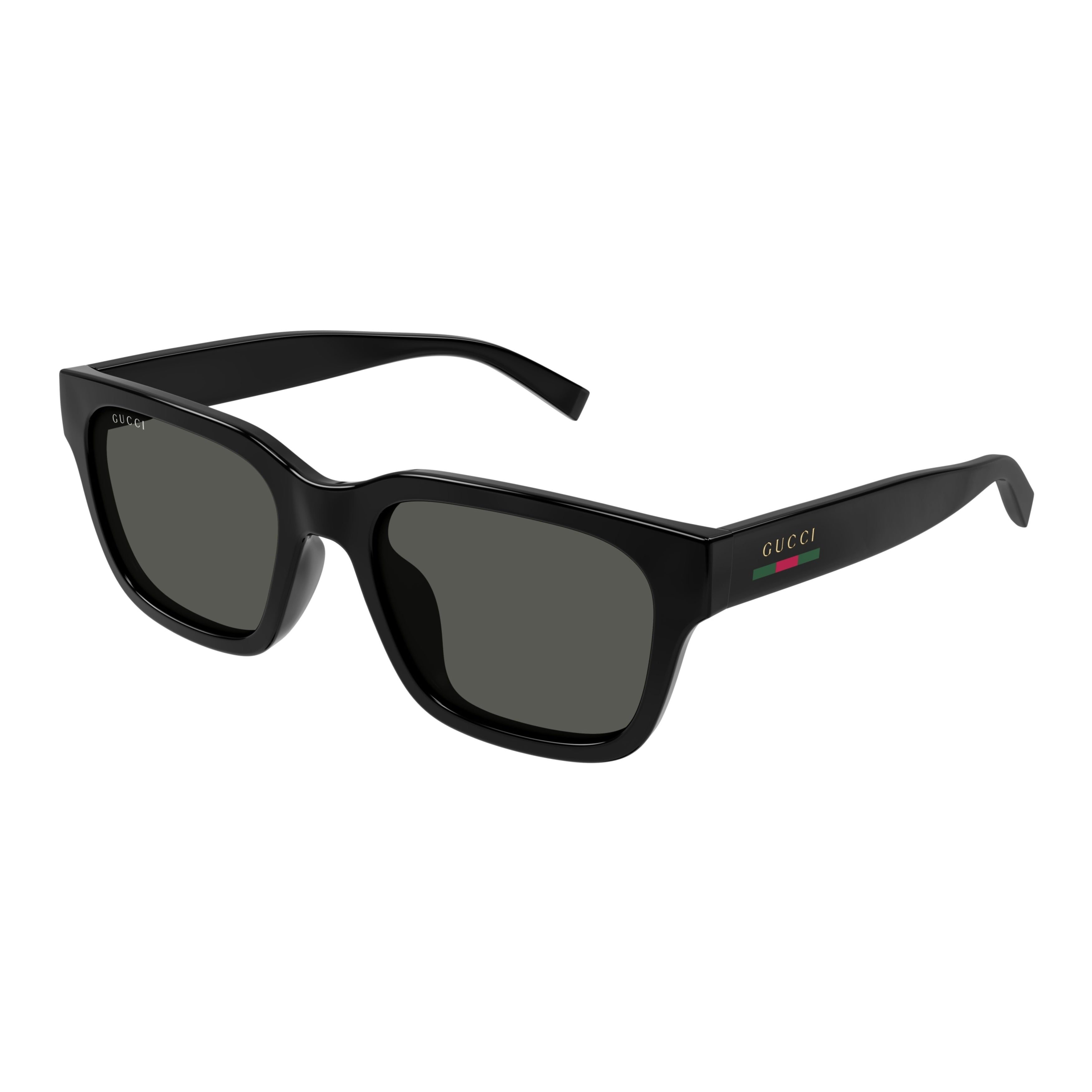 Black Gg1857S Rectangular Logo Sunglasses