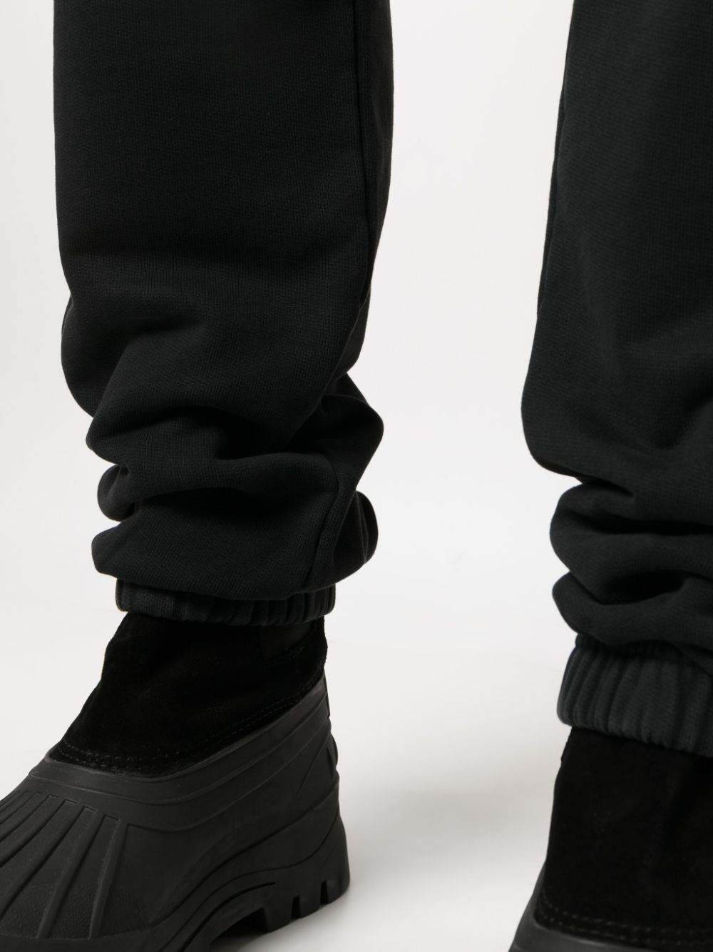 Black Regular Sweat Pants Cotton Pants