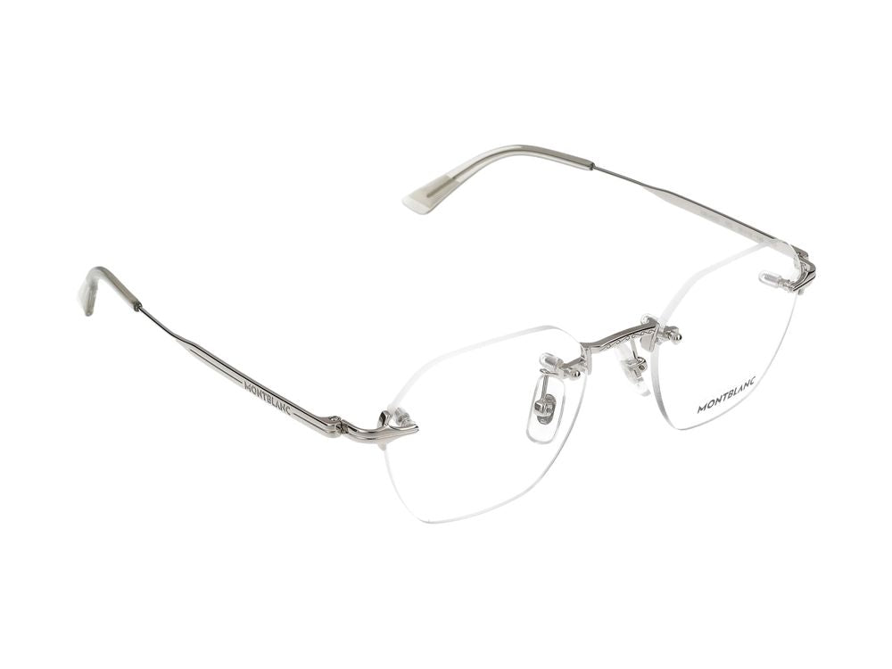 Eyeglasses Montblanc MB0403O 002 Silver Silver Transpa 50/19/145