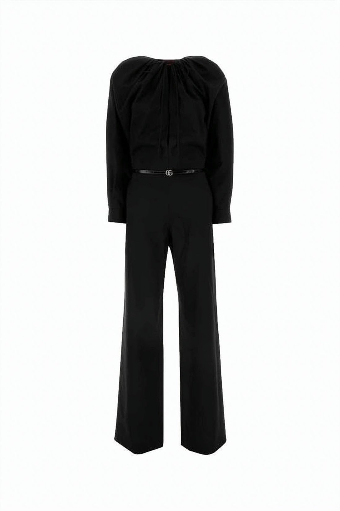 Tailored High-Waist Pants With Wide-Leg Silhouette