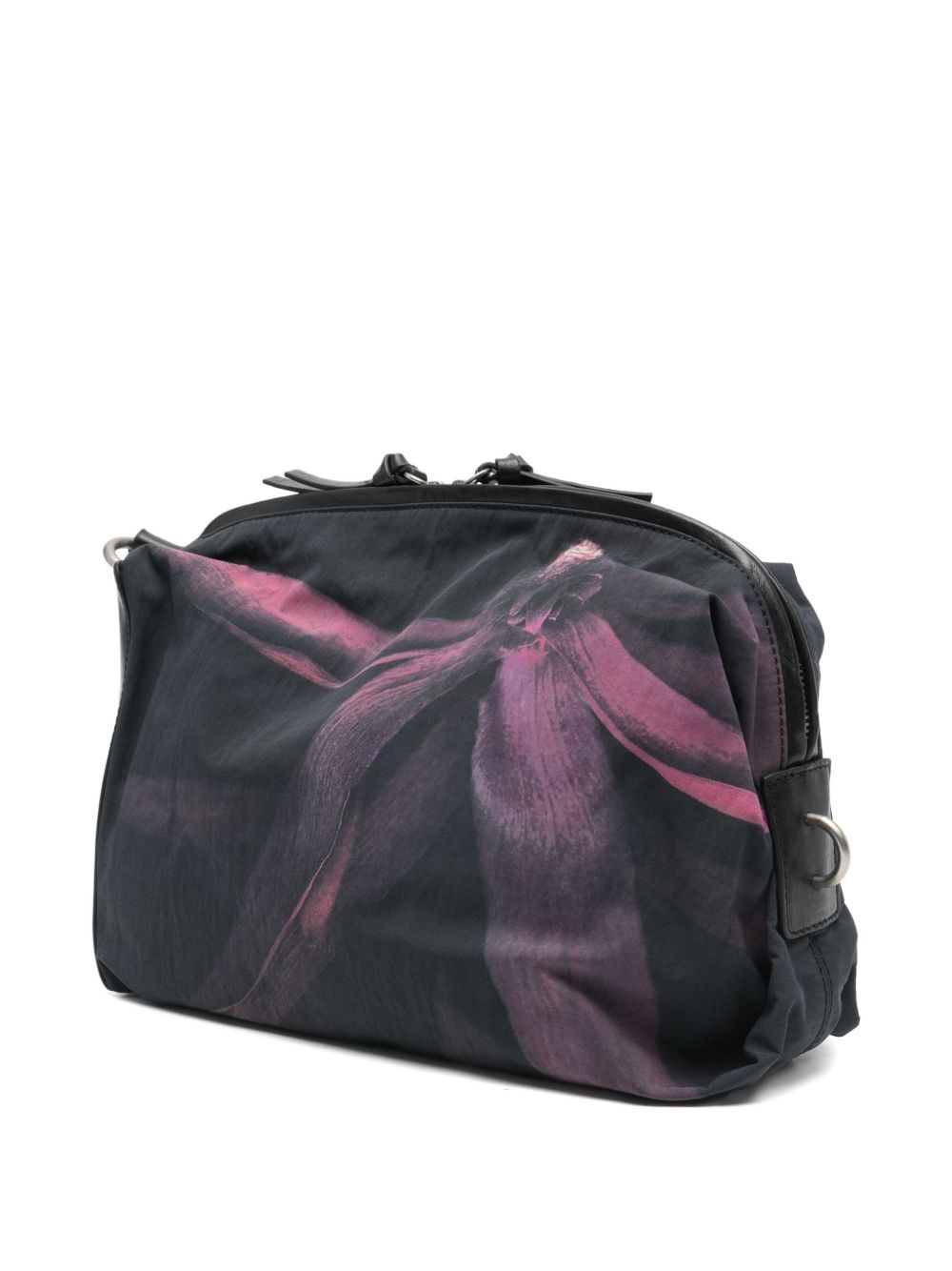 Rectangular Bags with Dark Floral Print
