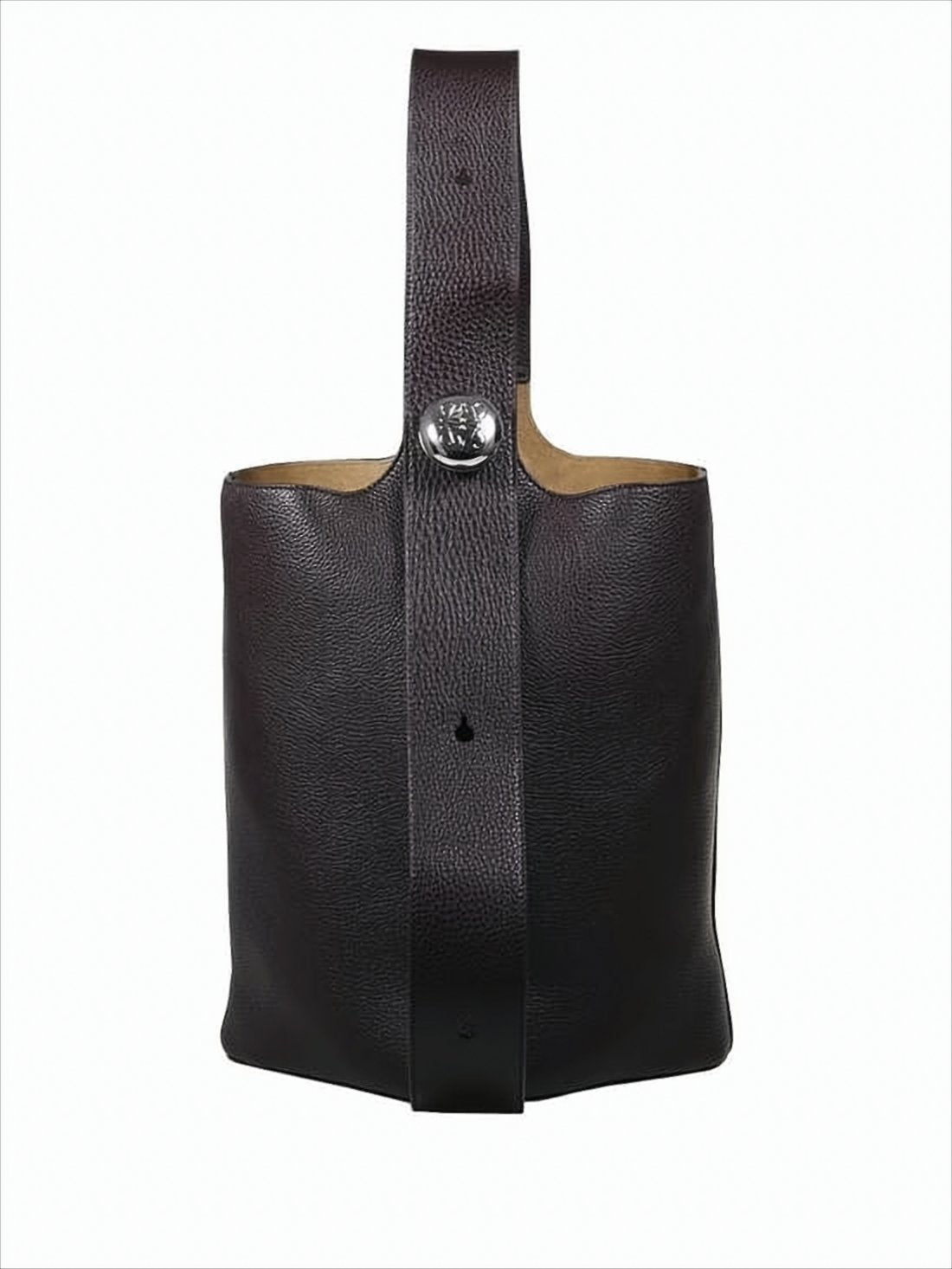 Textured Calf Leather Tote Bag