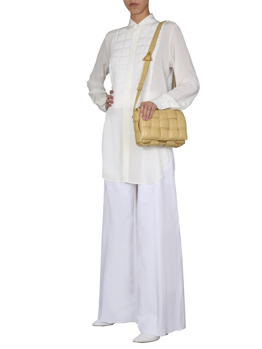 Flowing Wide-Leg Trousers with Front Zip Closure