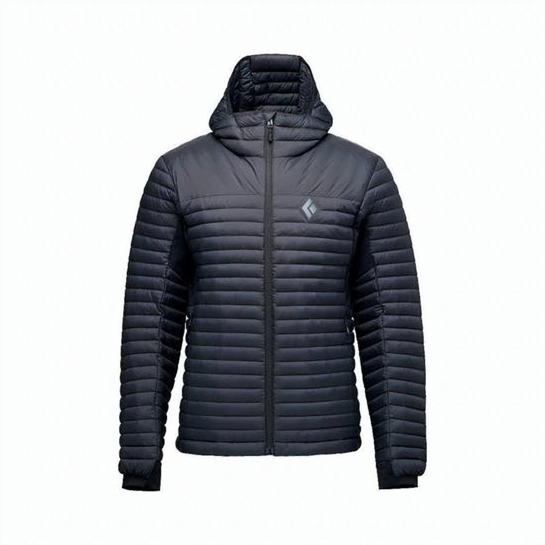 Short Padded Jacket with High Collar