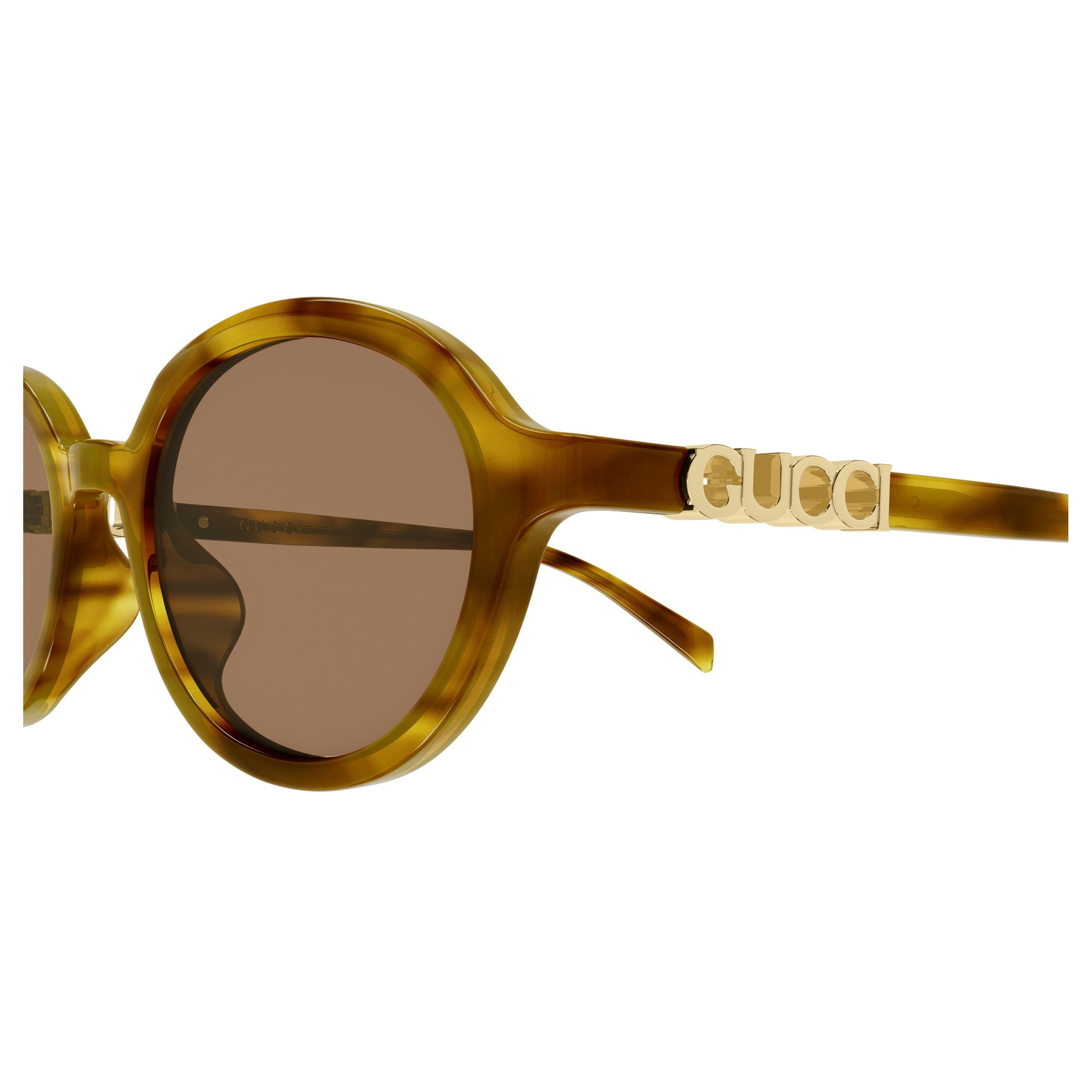 Gg2033sa Round Tortoiseshell Sunglasses