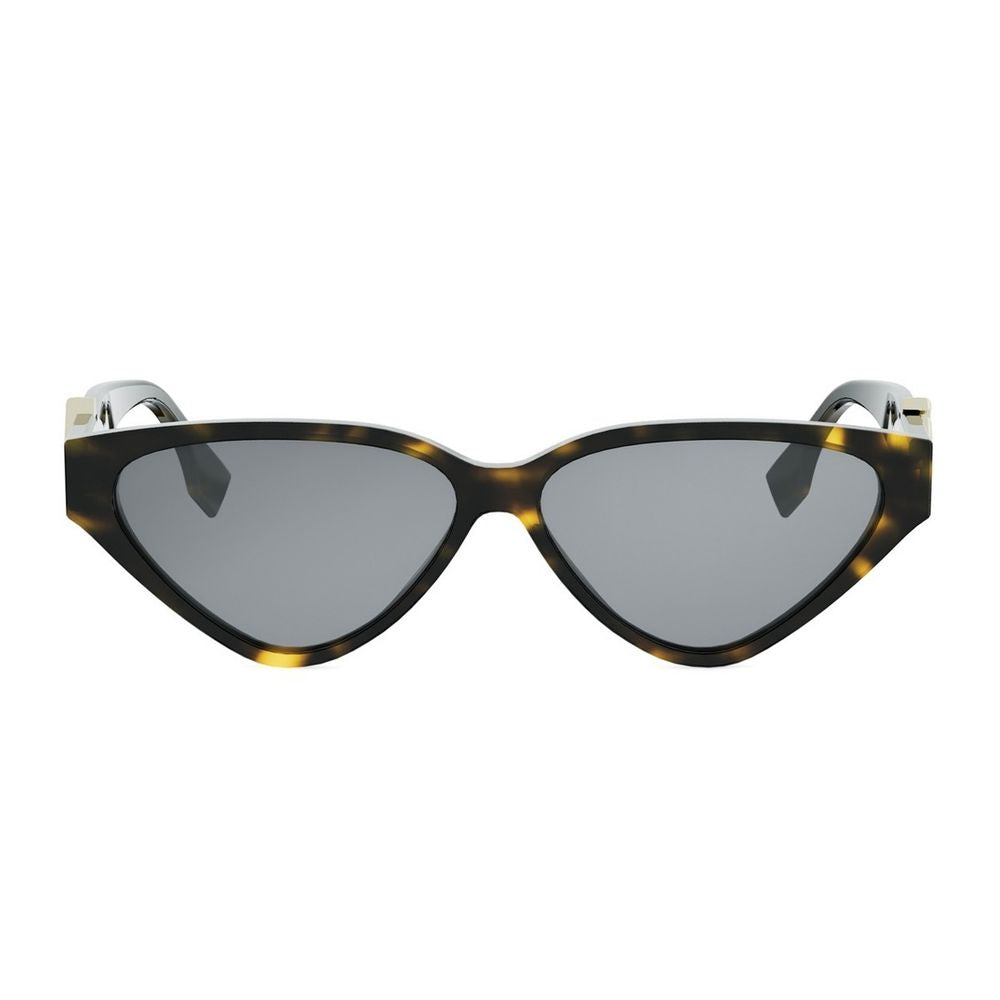 Ff Diamonds Triangular Cat-Eye Acetate Sunglasses