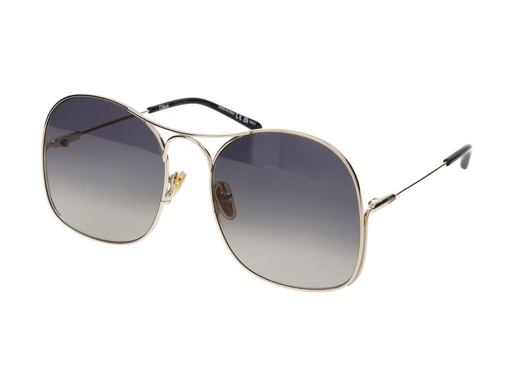 Sunglasses Chloé CH0164S 001 gold gold grey 59/19/135