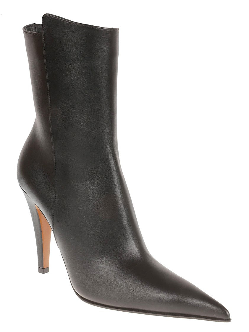 Pointed Toe Stiletto Black Boots