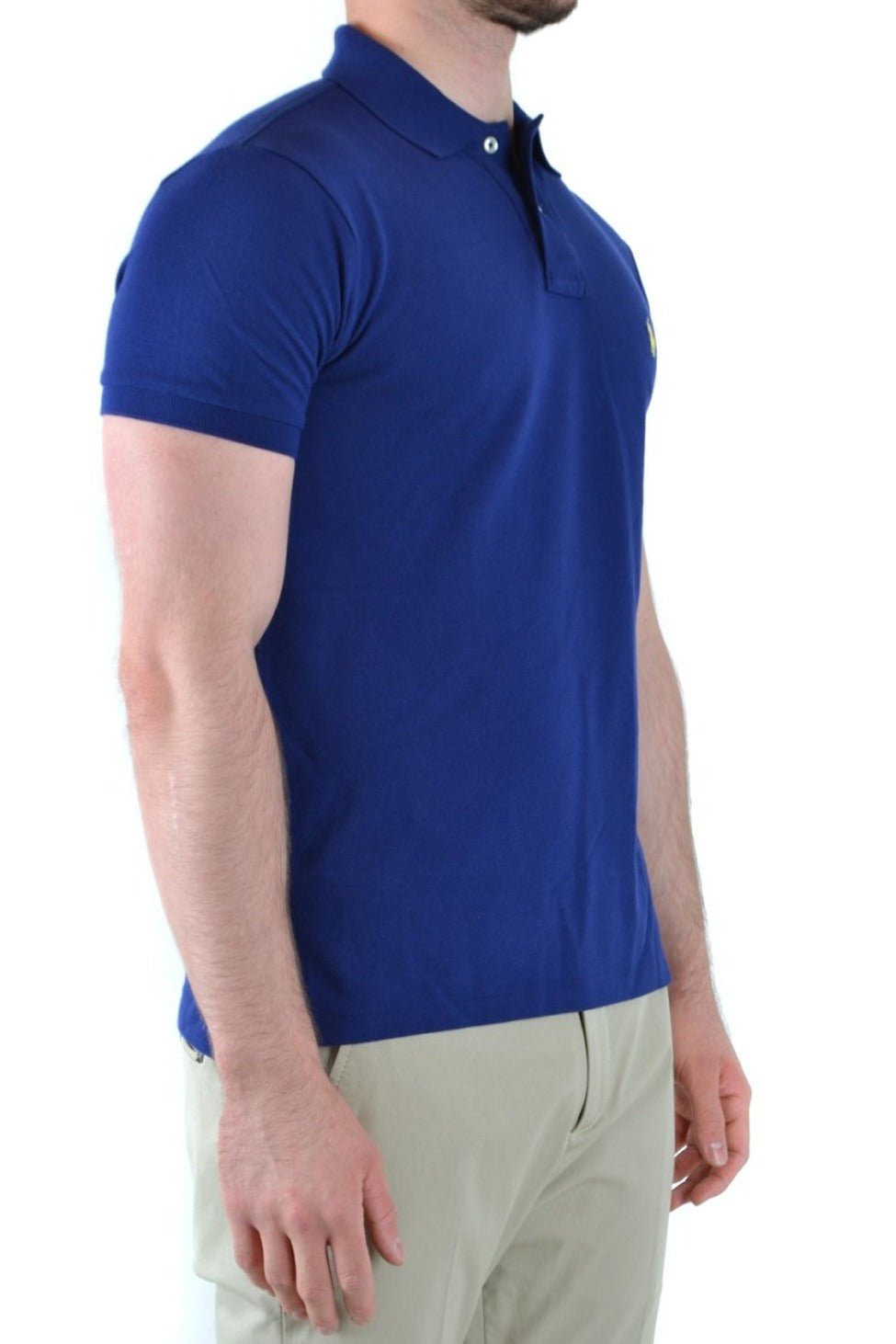 Fitted Royal Blue Polo T-Shirt