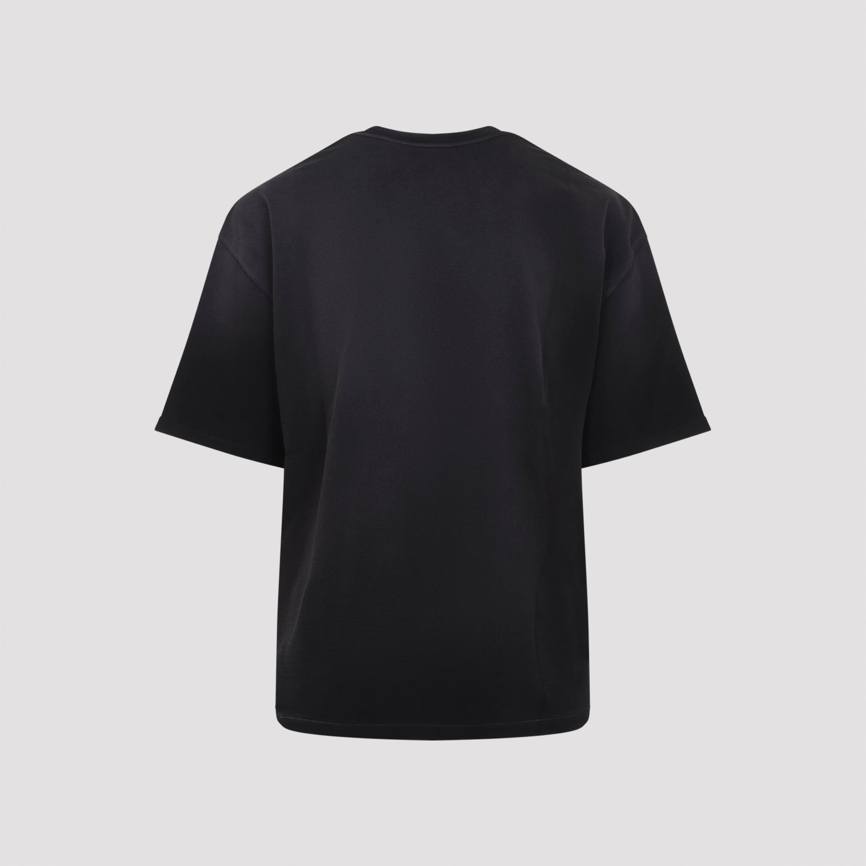 Black Graphic Print T-Shirt With Bold Horse Design