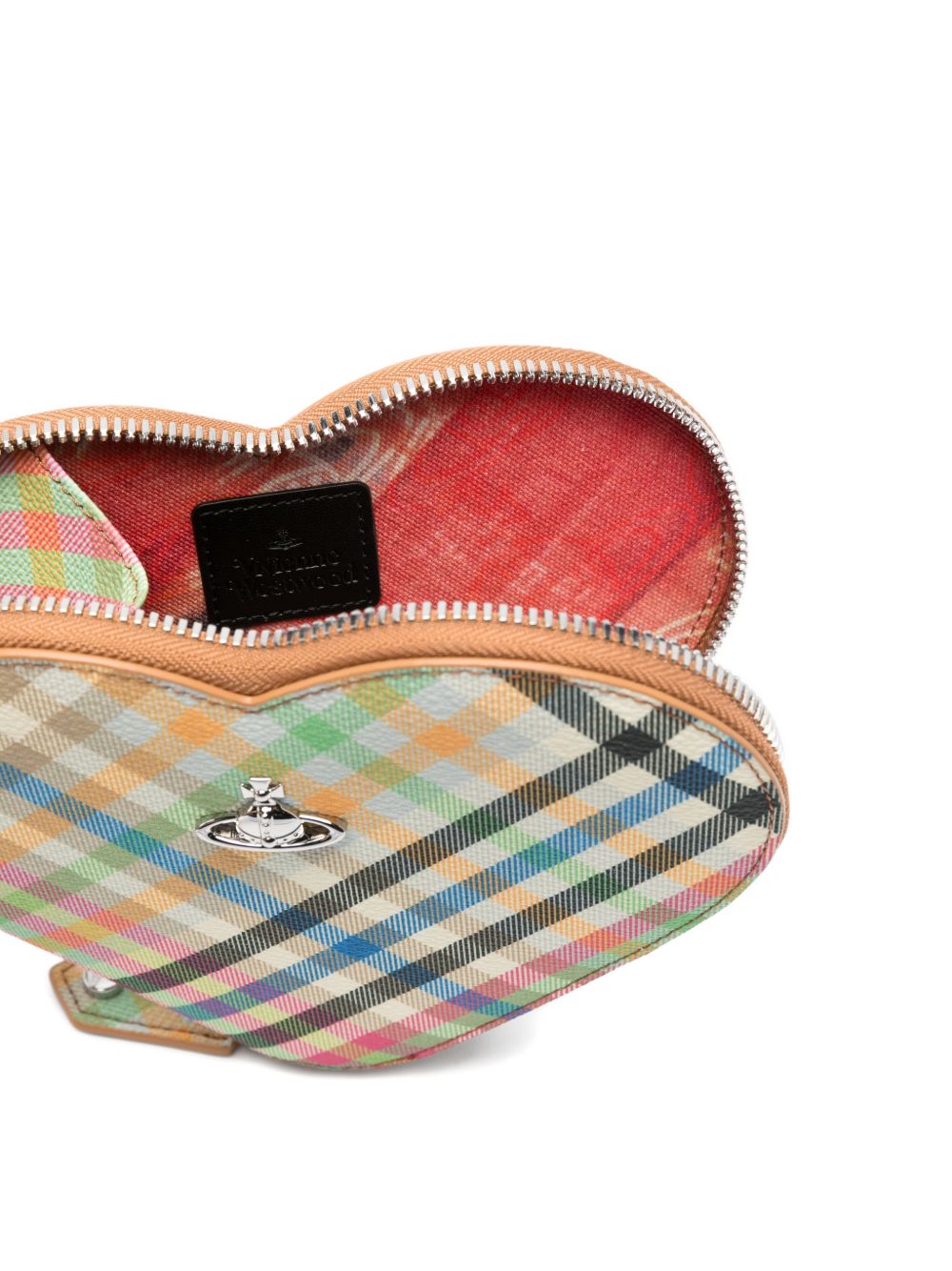 Checked Orb Chain Strap Bag