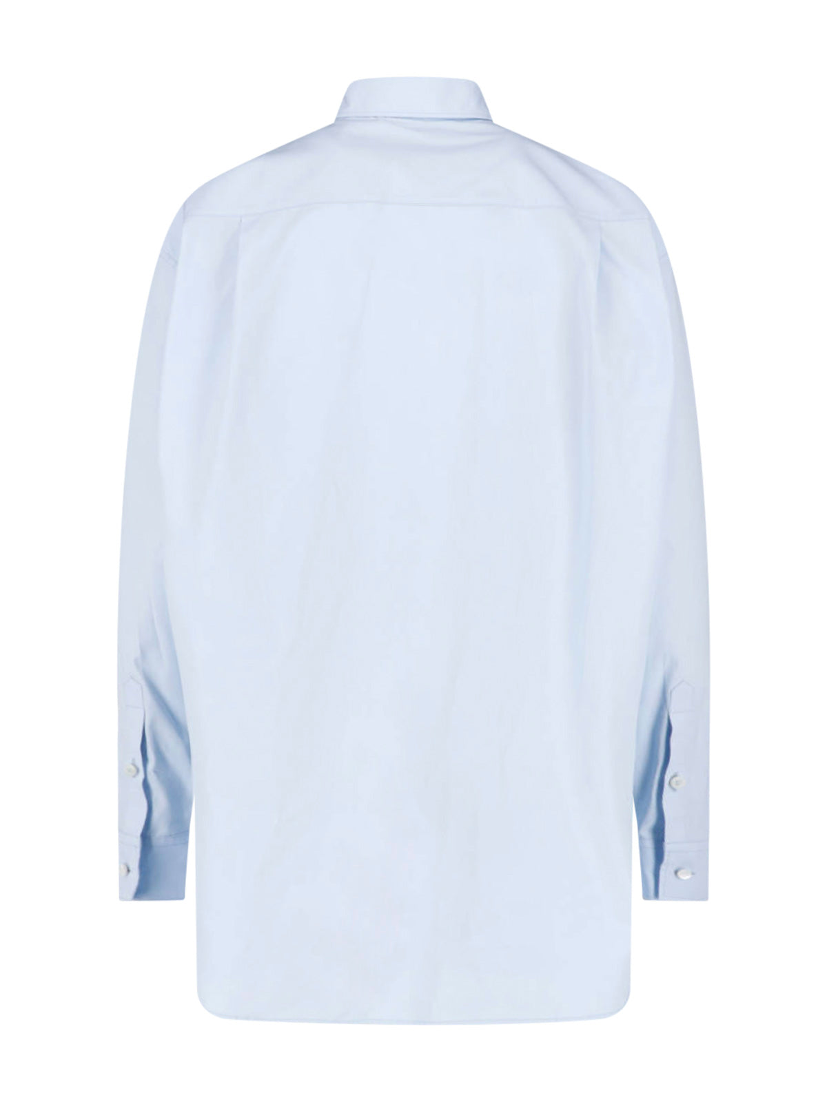 Light Blue Classic Collar Cotton Shirt