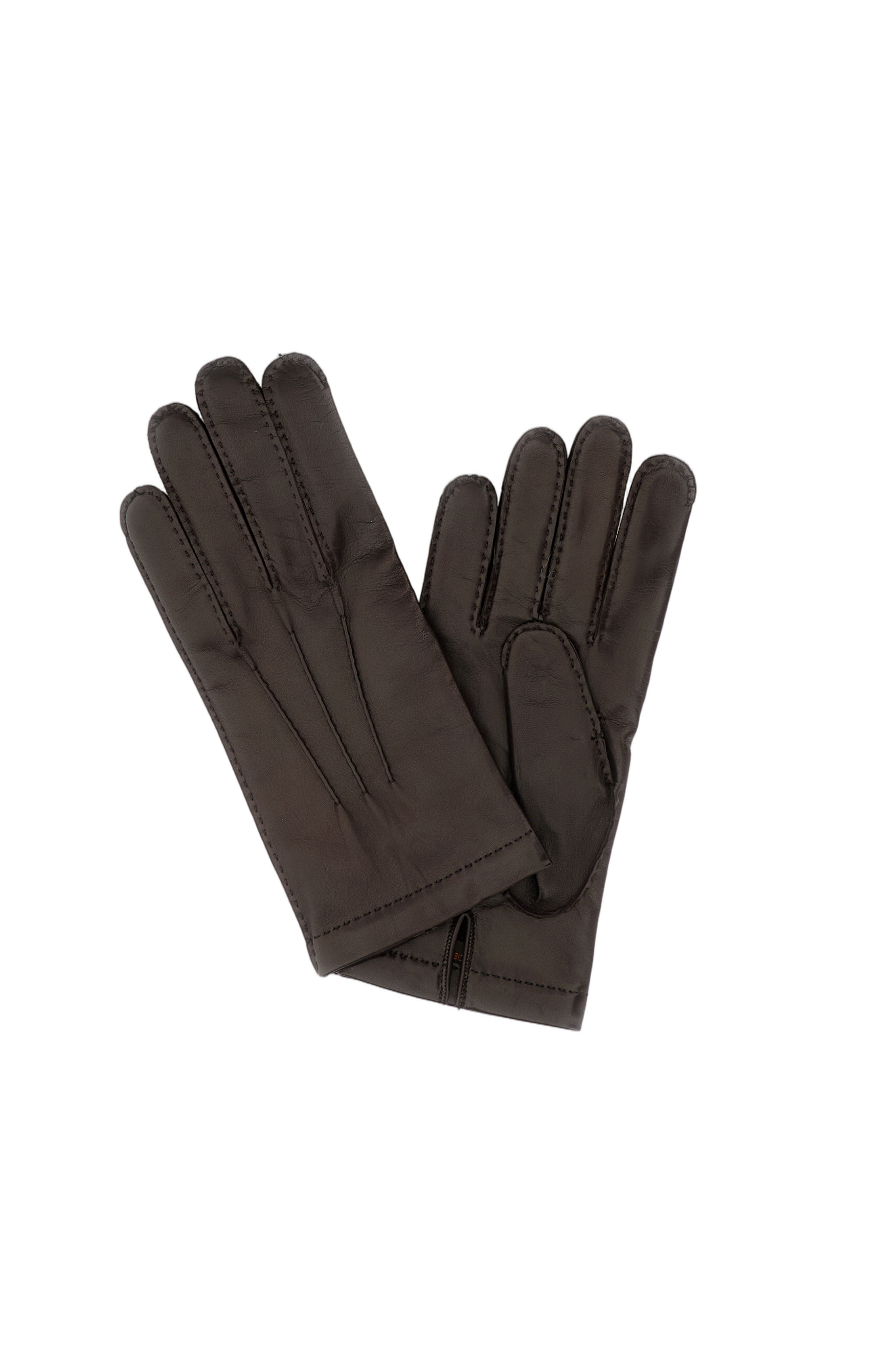 Handmade Brown Leather Gloves