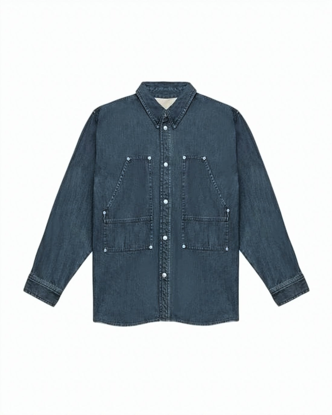 Button-Up Blue Denim Jacket