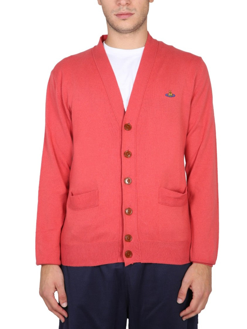 Cardigan With Elegant Orb Embroidery