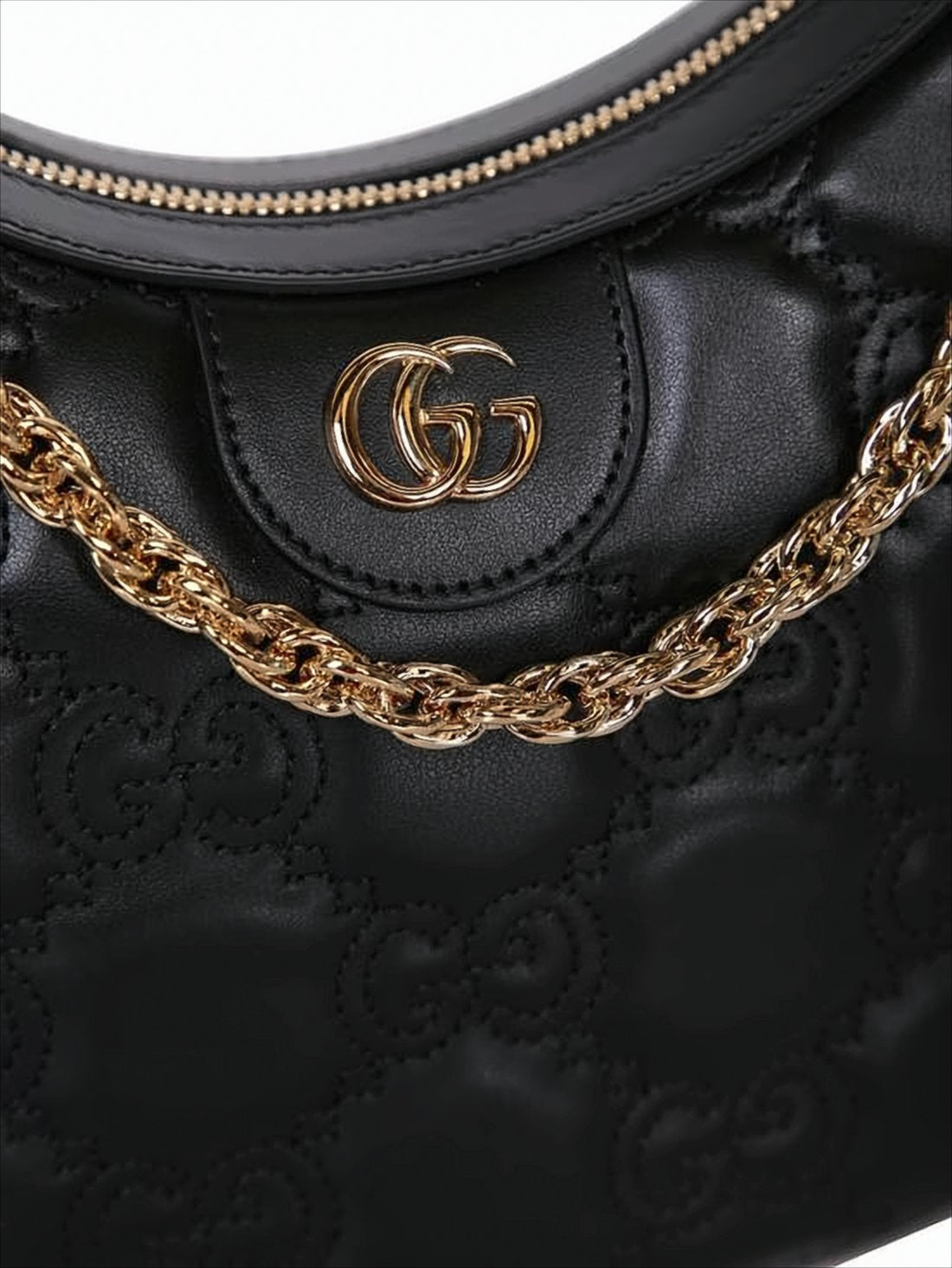Crescent-Shaped Shoulder Bag