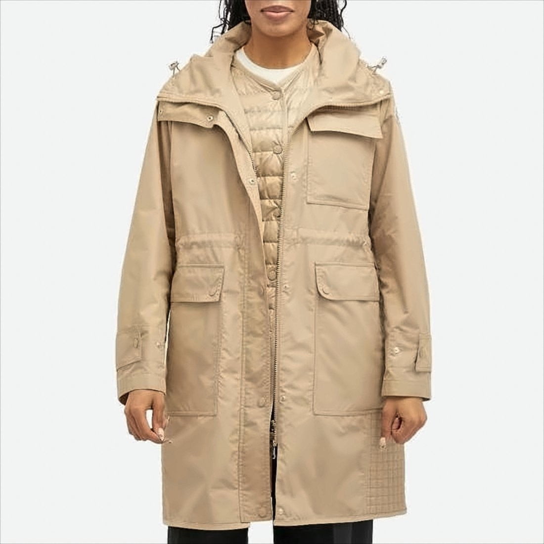 Longjacket With Removable Quilted Vest And Functional Pockets