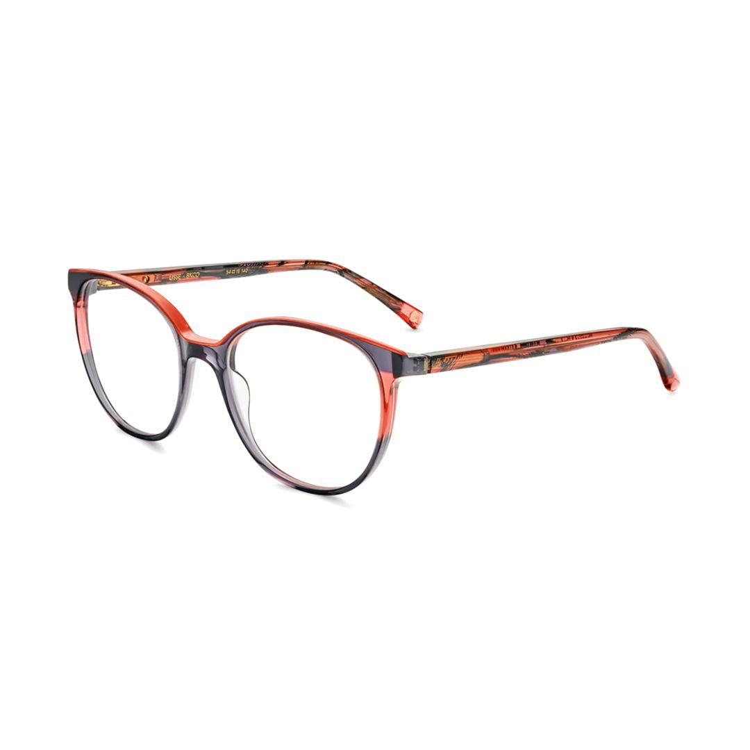 Lisse Rounded Cat-Eye Sunglasses with Translucent Acetate Frame