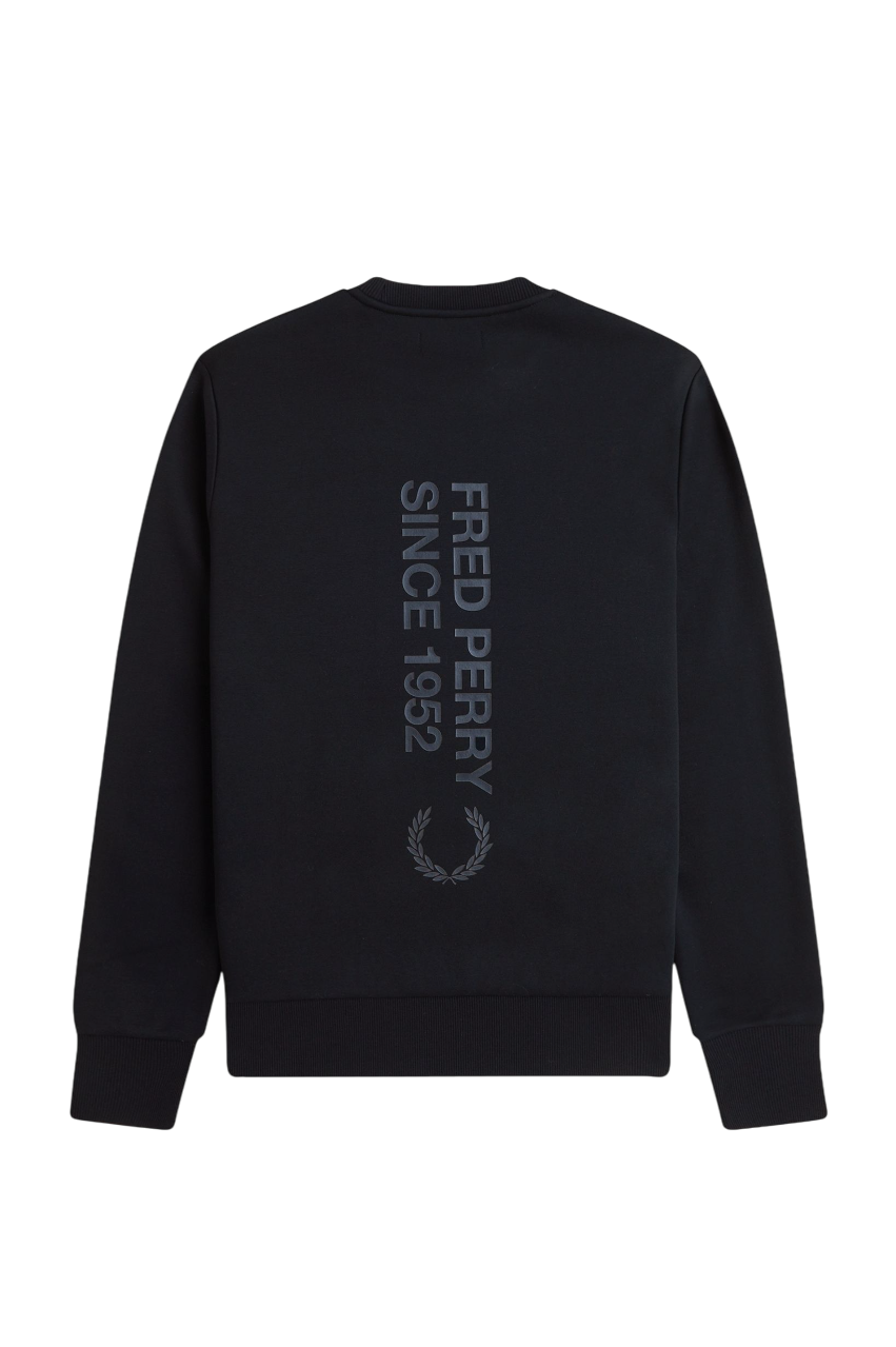 Regular Fit Sweatshirt With Bold Logo Print