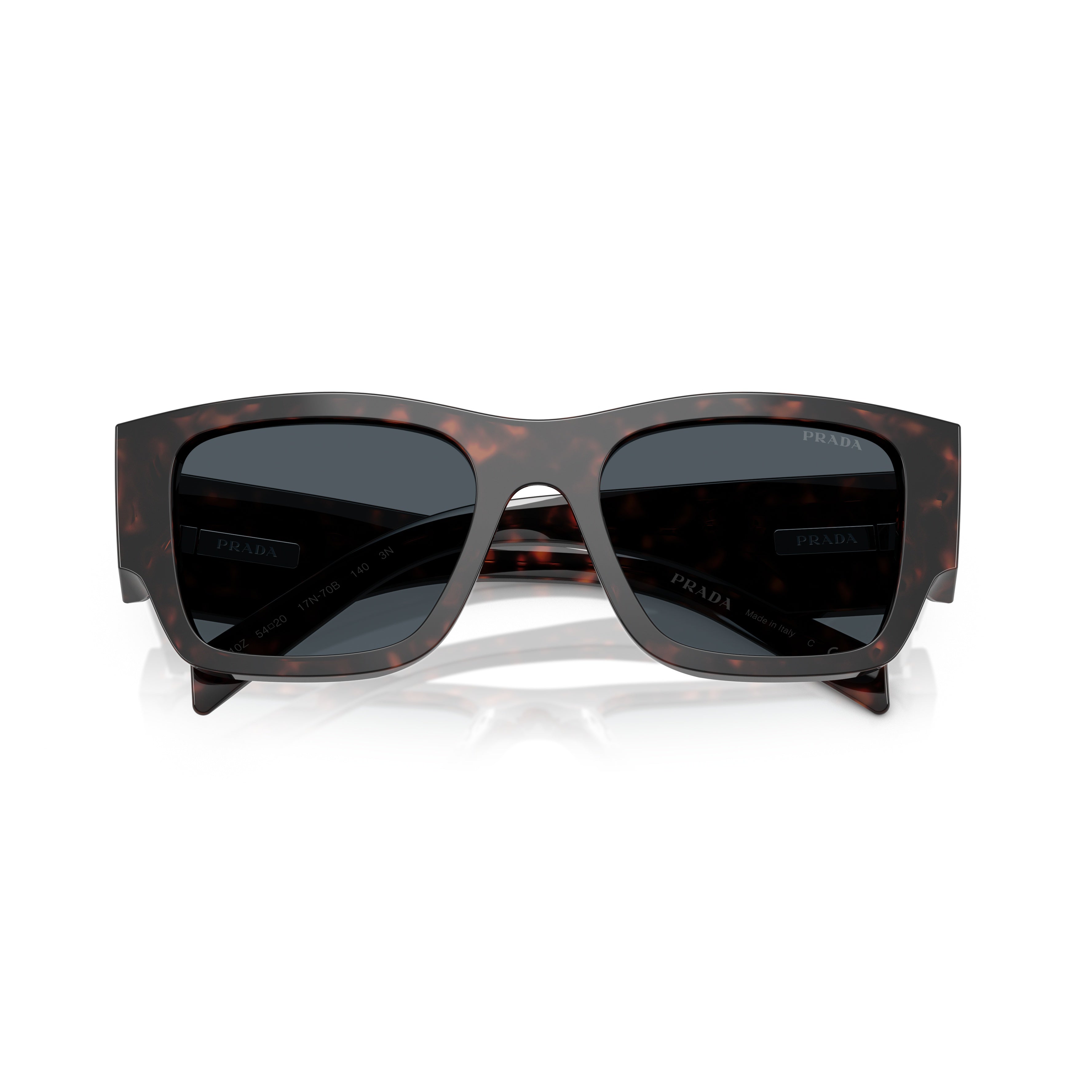 0pr 10zs Rectangular Tortoiseshell Acetate Prada Sunglasses