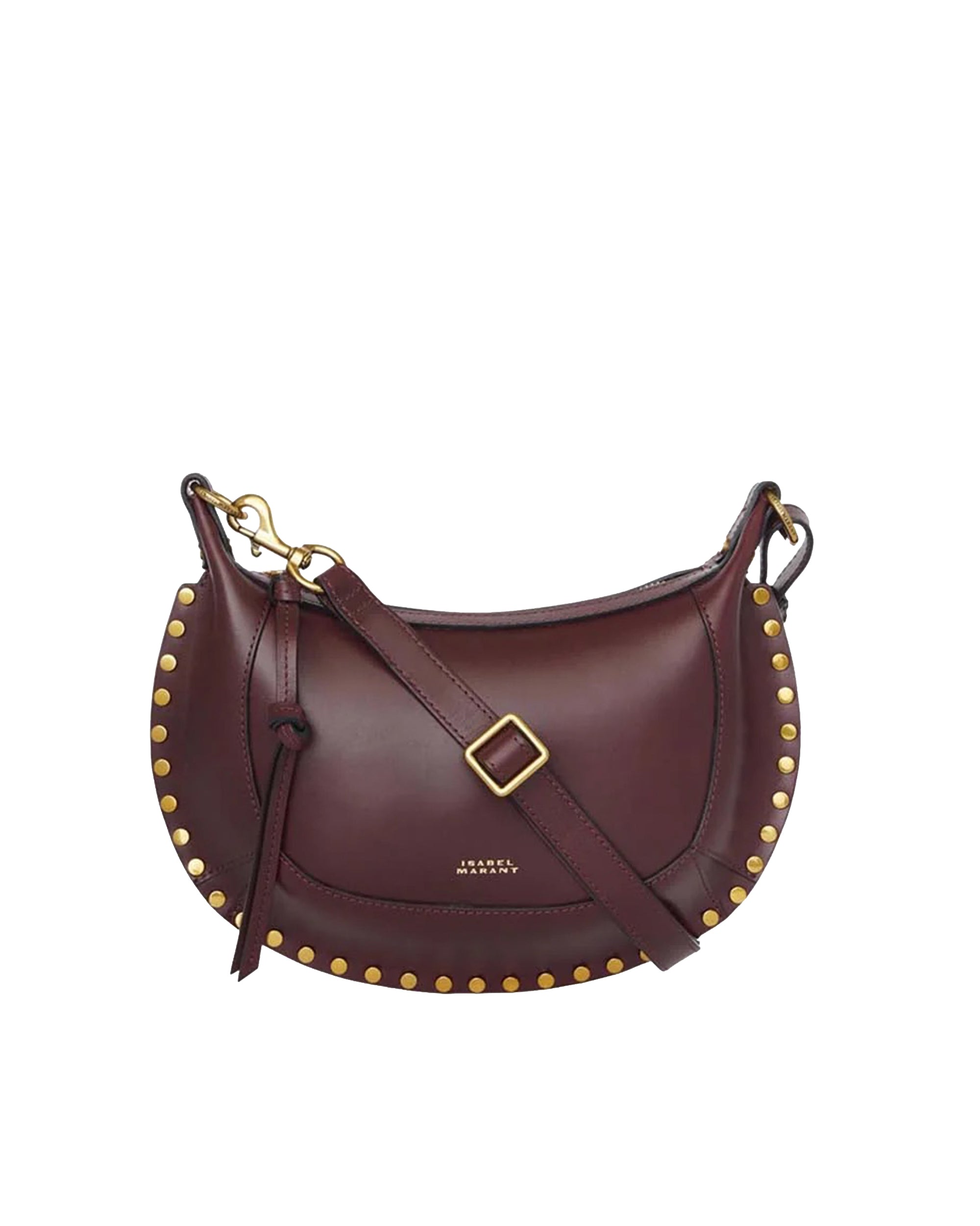 Oskan Moon Bag in Burgundy