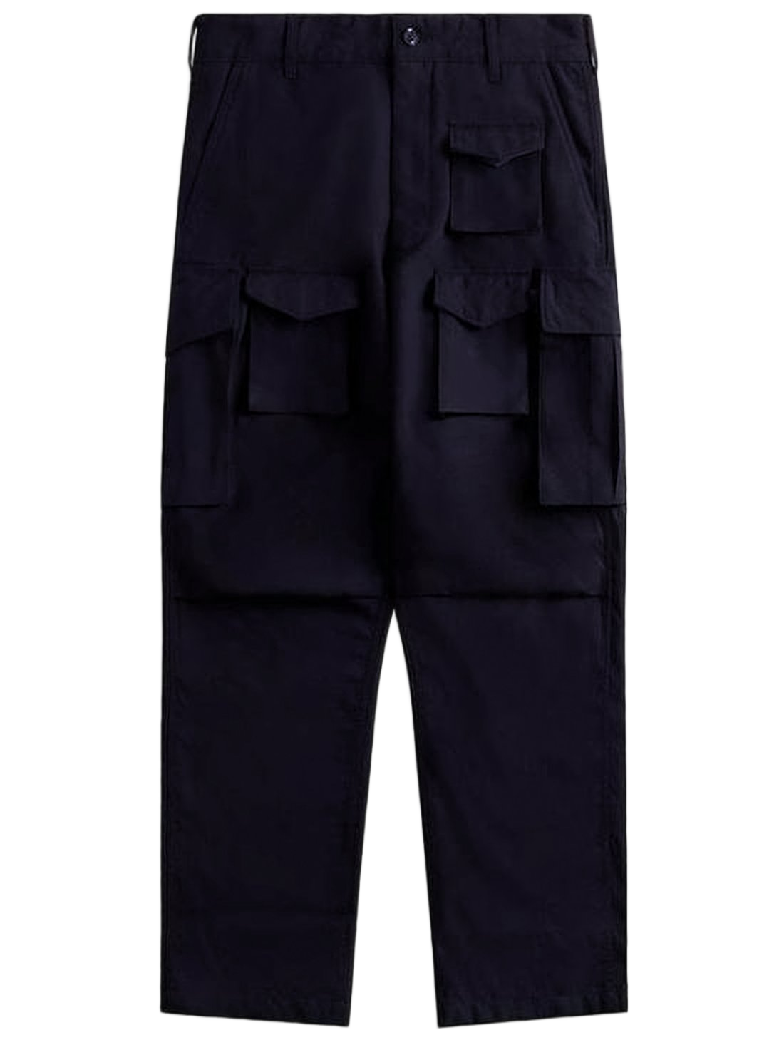 Straight-Fit Utility Pants With Multi-Pockets And Structured Silhouette