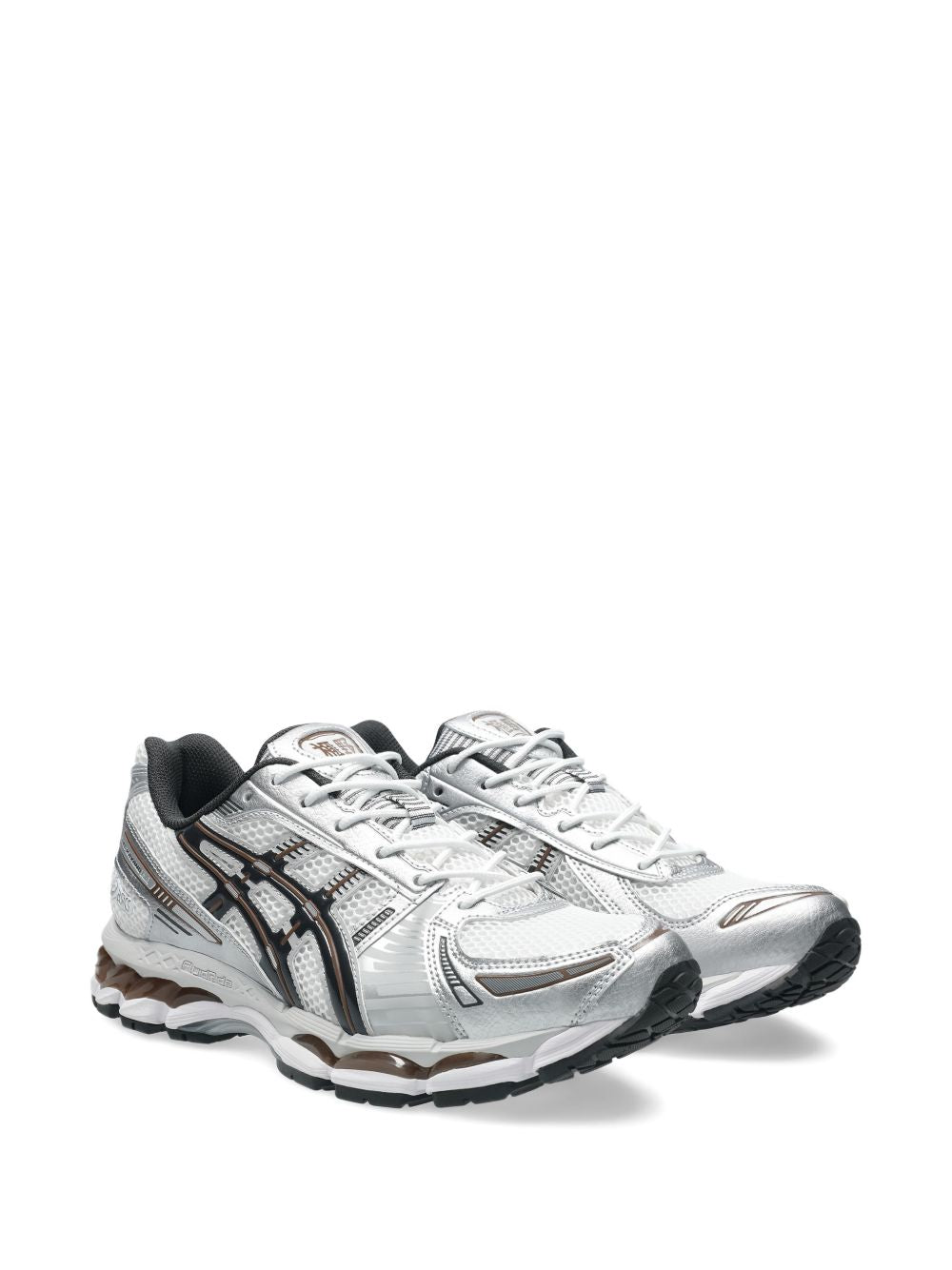 Silver Synthetic Leather Sneakers