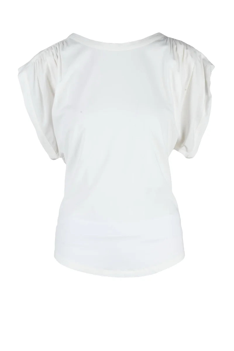 Viscose Stretch Top - White