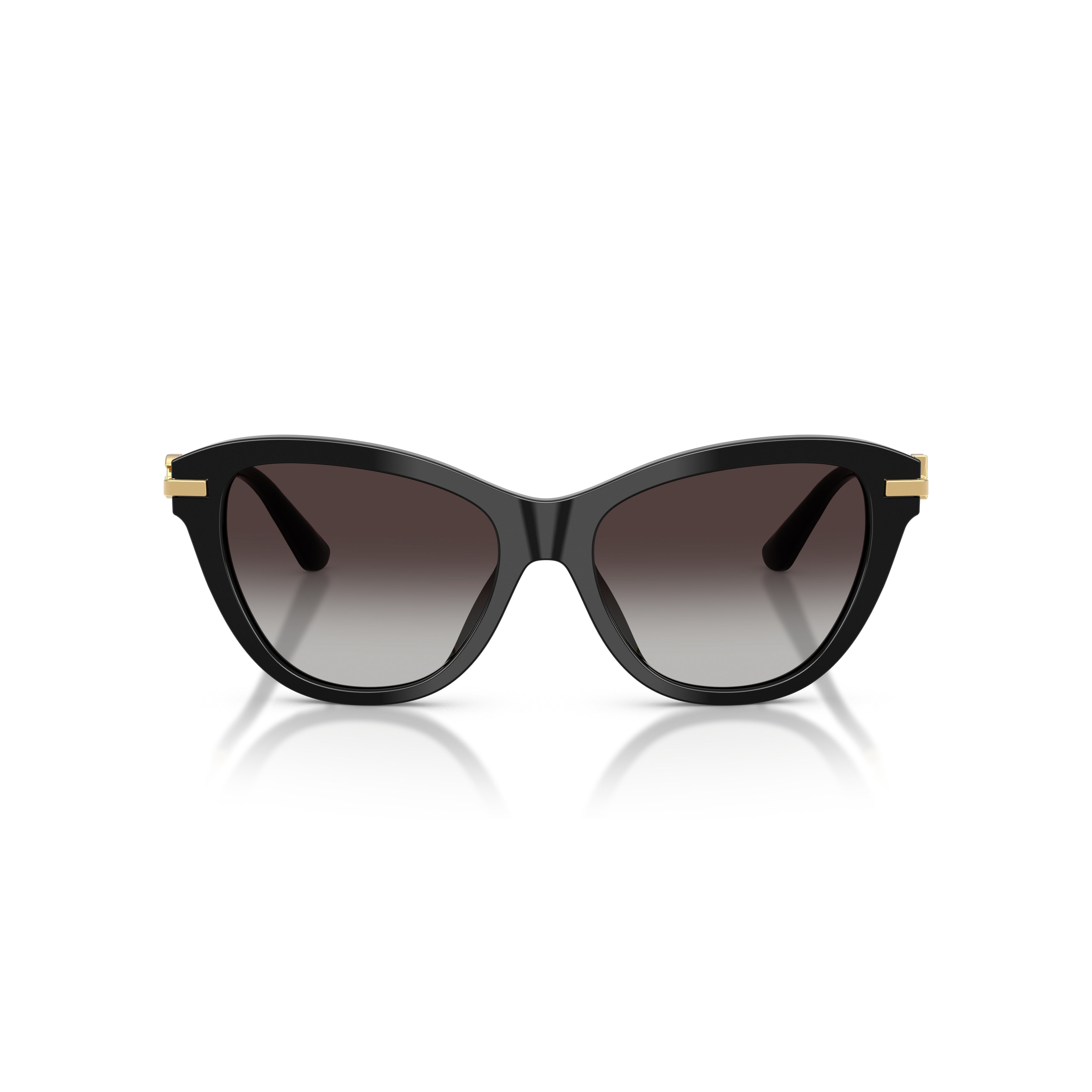 0dg4534 Cat-Eye Sunglasses with Glossy Black Frames