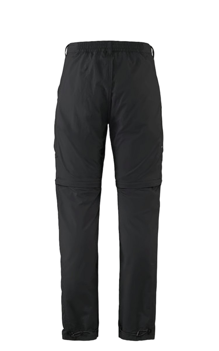 Convertible Black Klattermusen Shorts with Zip-Off Design