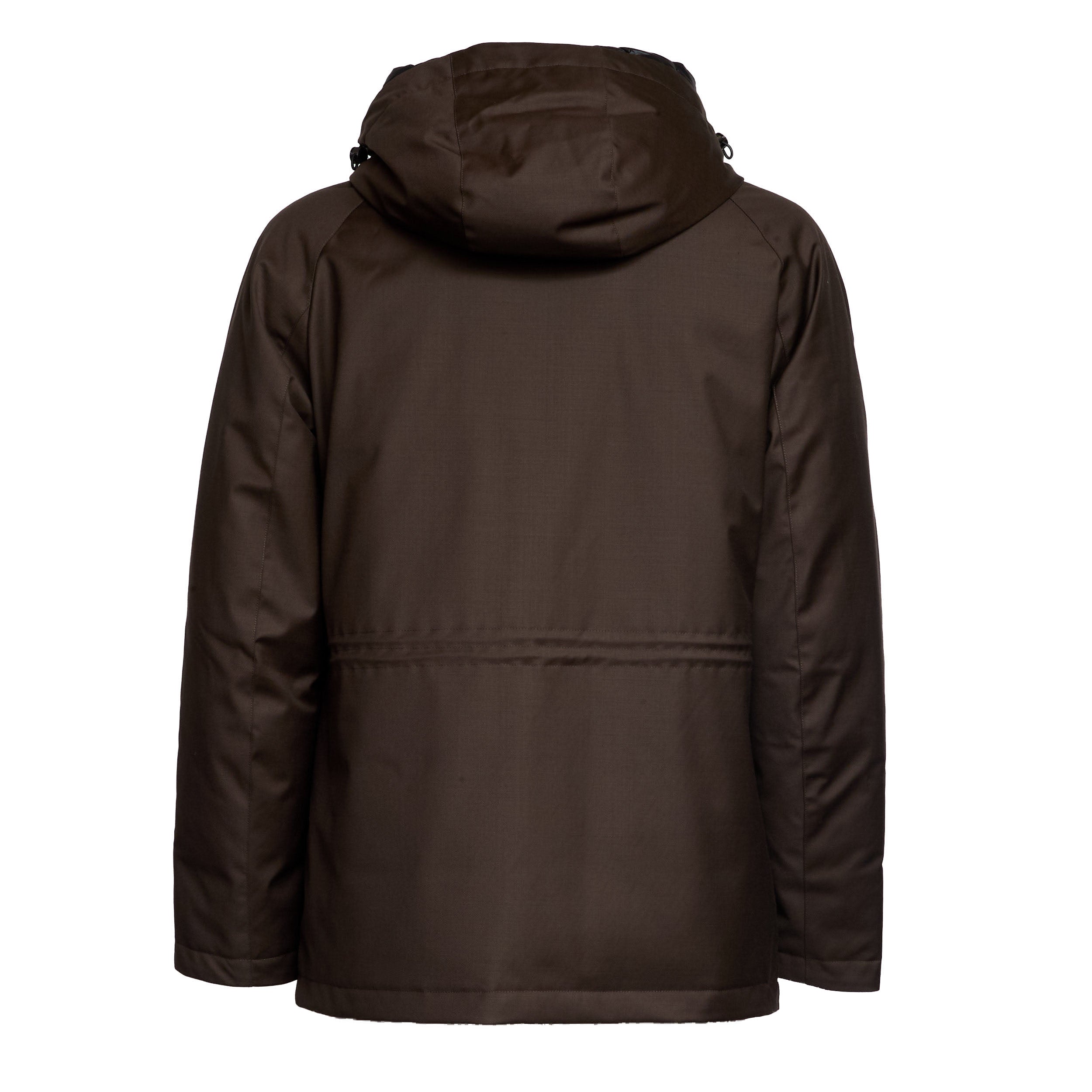 Down-Padded Jacket with Concealed Zipper
