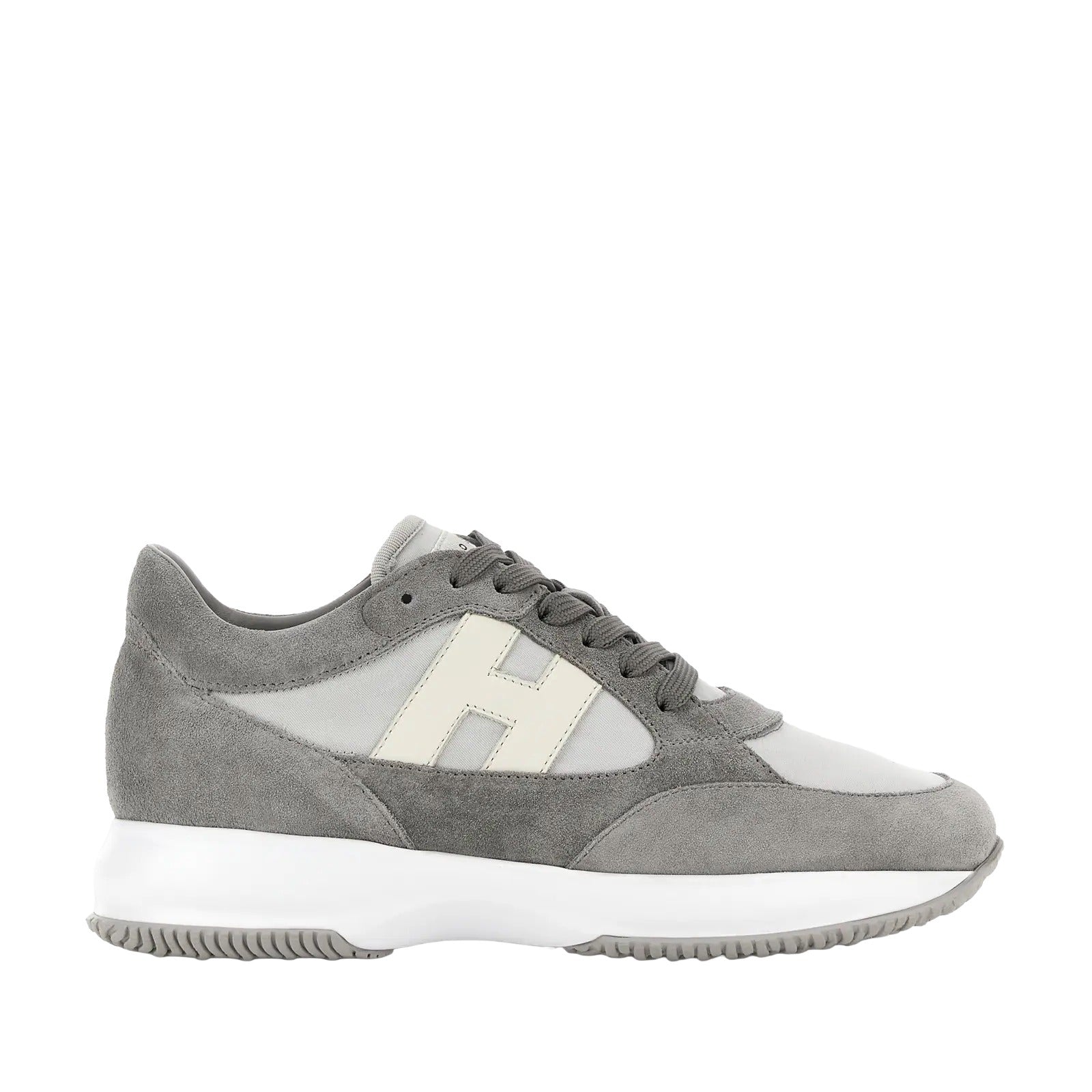 Interactive Lace-Up Sneakers in Calfskin