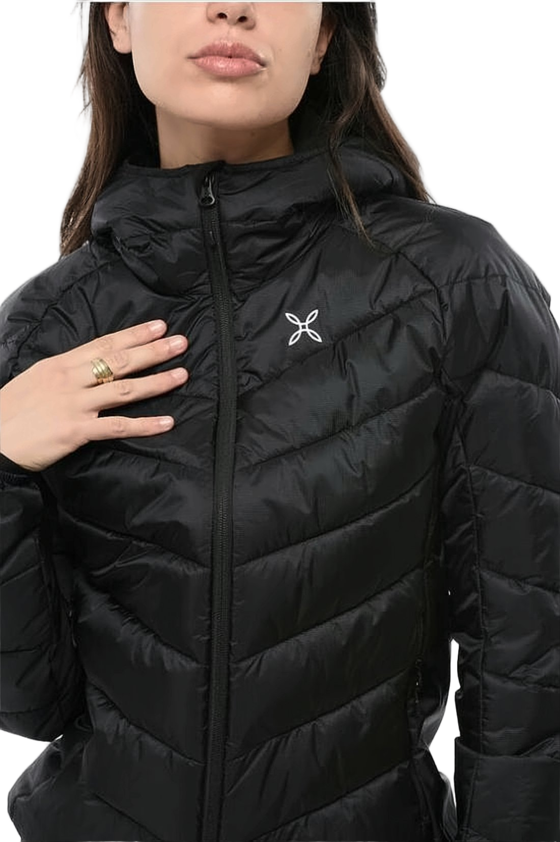 Quilted Short Padded Jacket with High Collar
