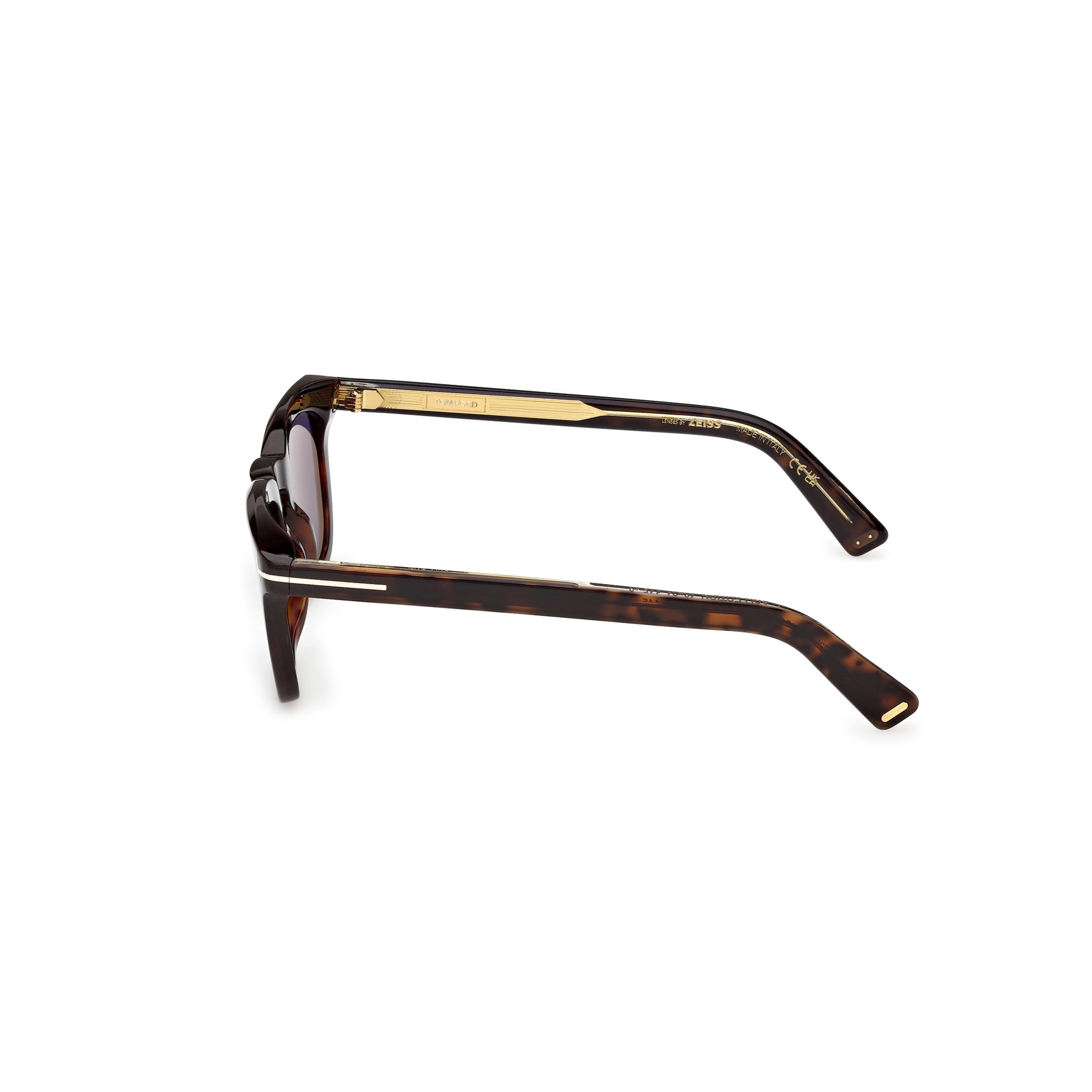 Ft1326 Classic Square Frame Tortoiseshell Acetate Sunglasses