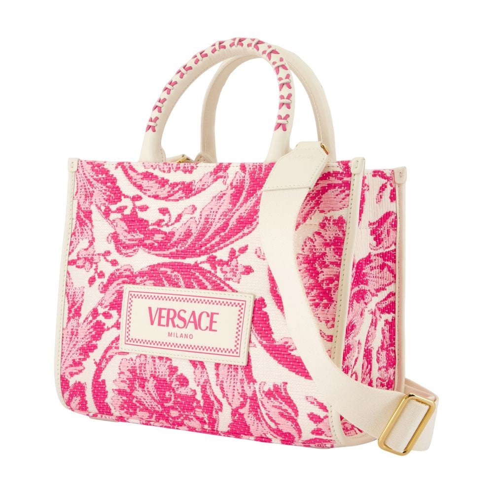 Shopping Bag - Leather - Pink