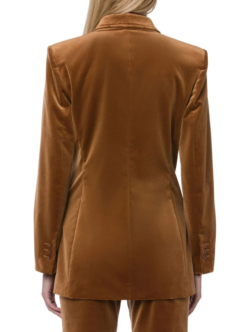 Brown Double-Breasted Jacket